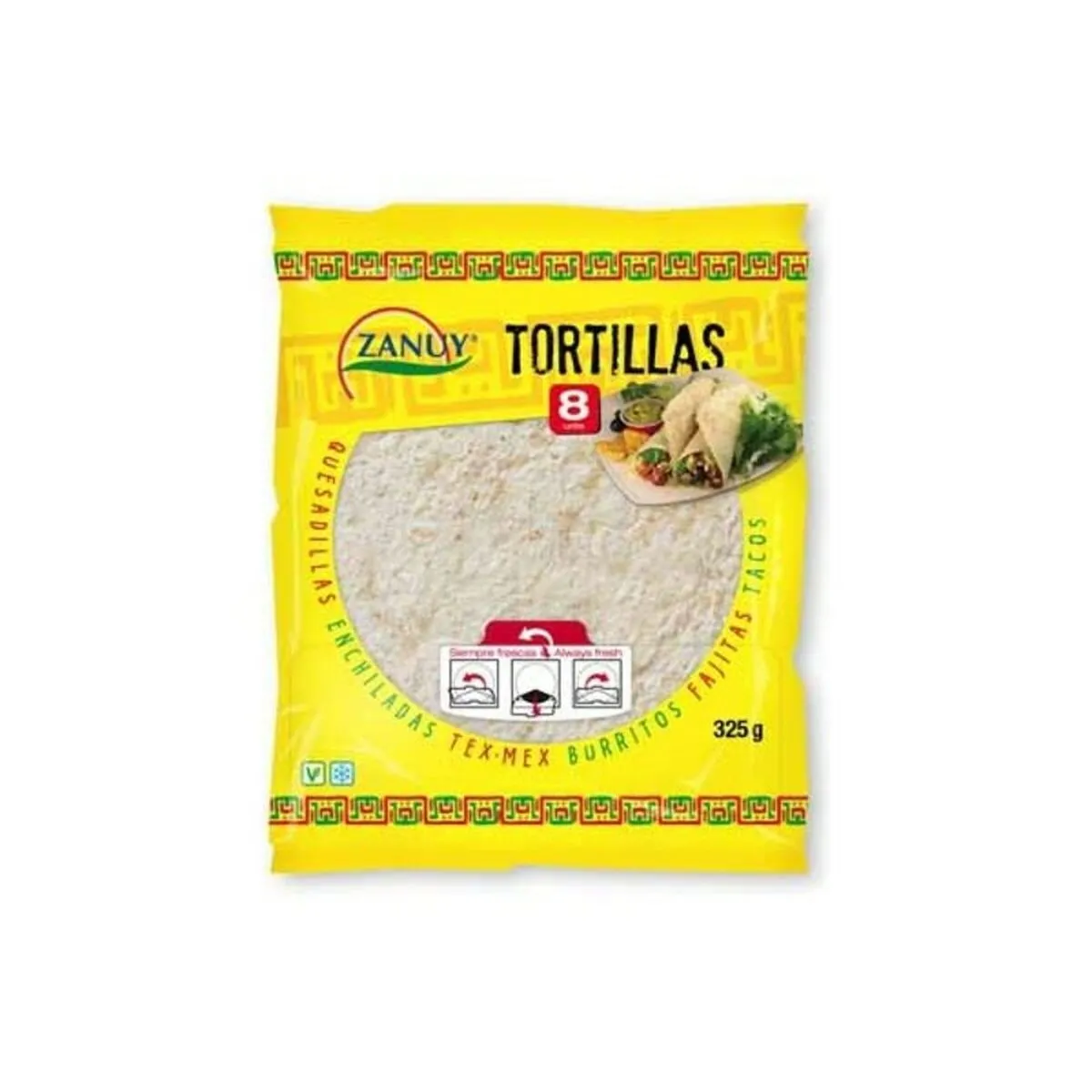 Tortillas di grano Zanuy (320 g)