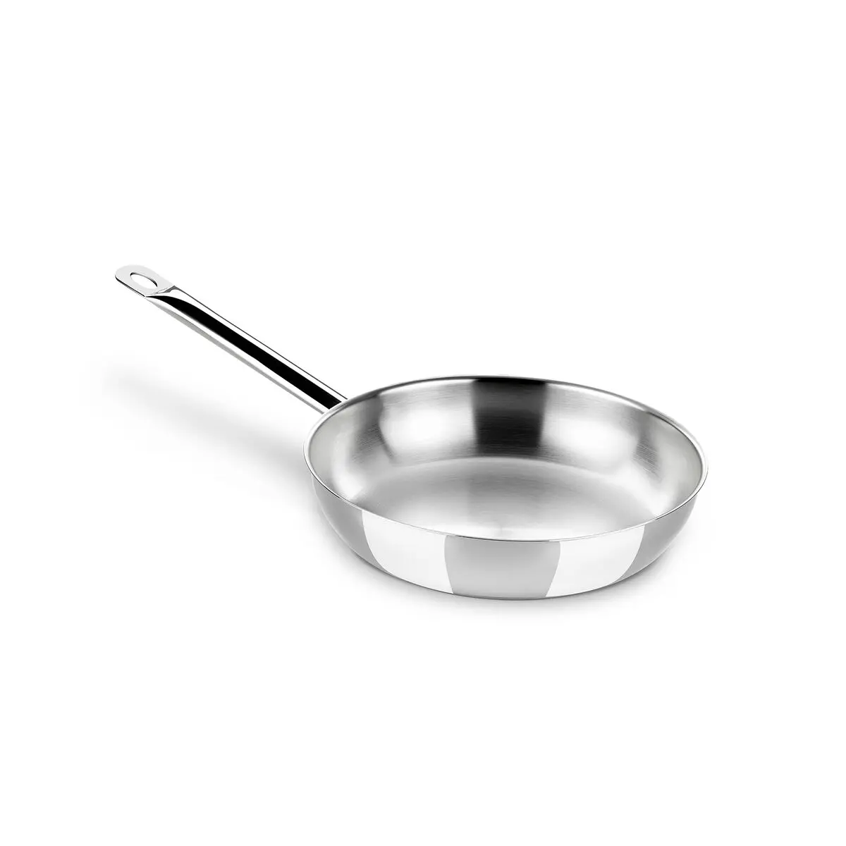 Padella Wok BRA 121611 Argentato Acciaio inossidabile