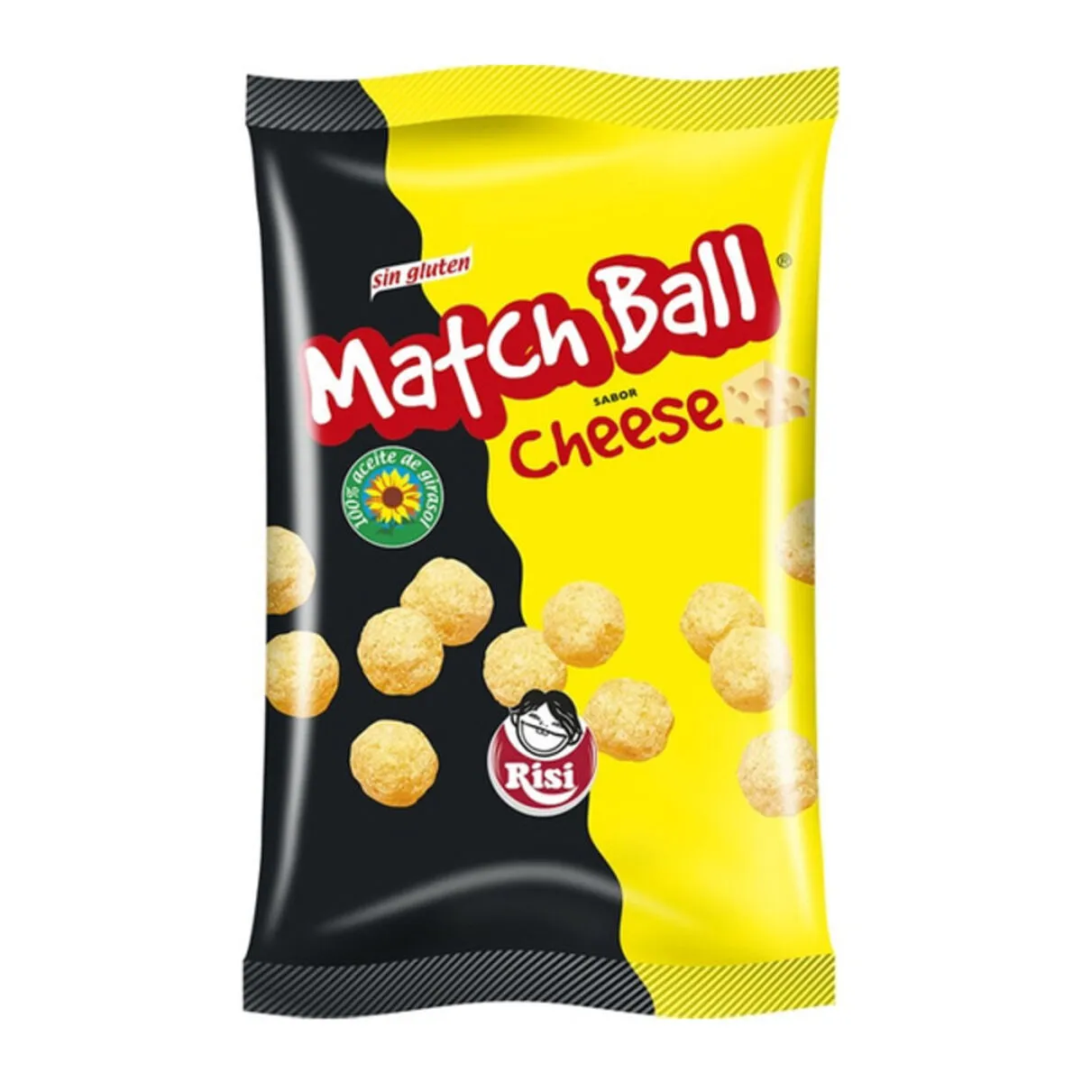 Snacks Risi Match Ball Formaggio (105 g)