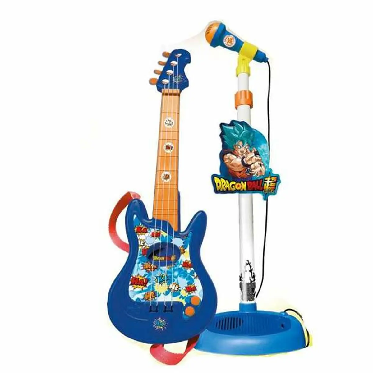 Chitarra da Bambino Dragon Ball Microfono Karaoke