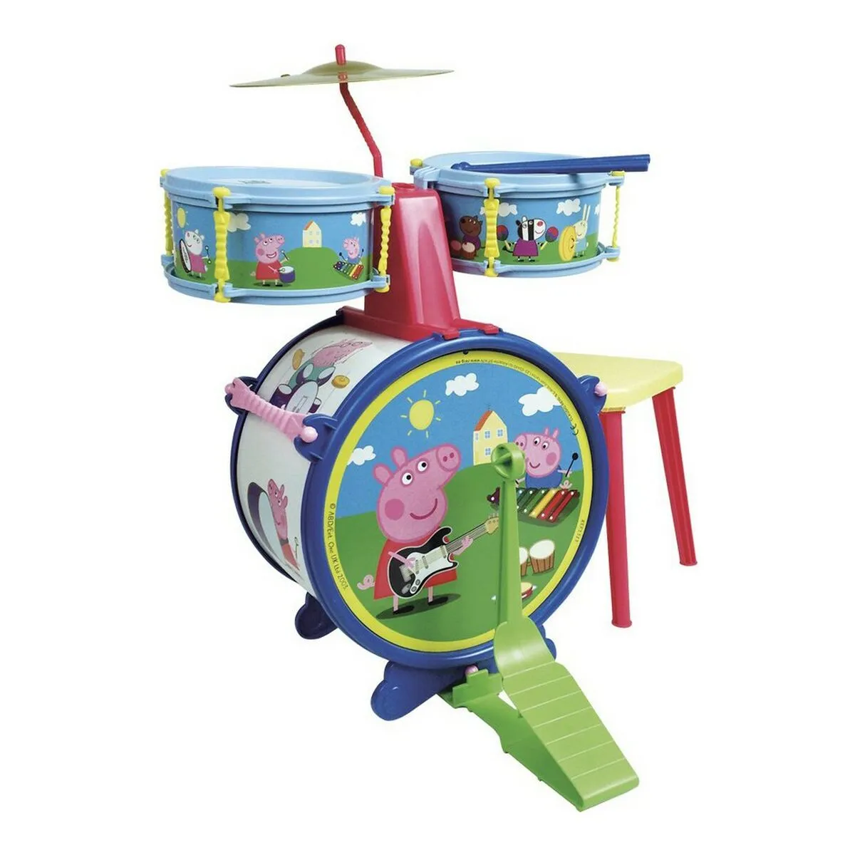 Batteria Musicale Peppa Pig 2323 Plastica 55 x 36 x 38 cm