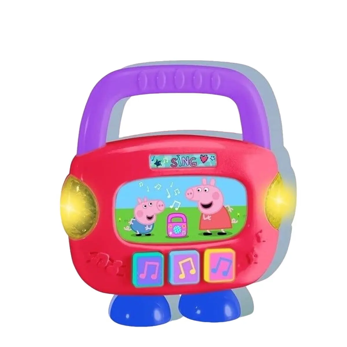 Altoparlante con Microfono Karaoke Peppa Pig Sing Alone