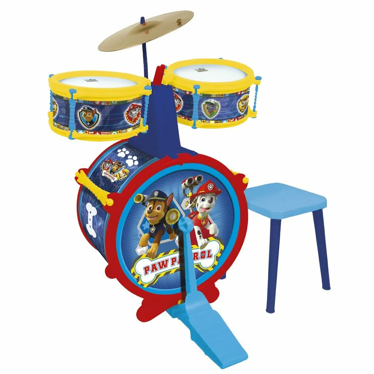 Batteria Musicale The Paw Patrol Plastica 55 x 36 x 38 cm