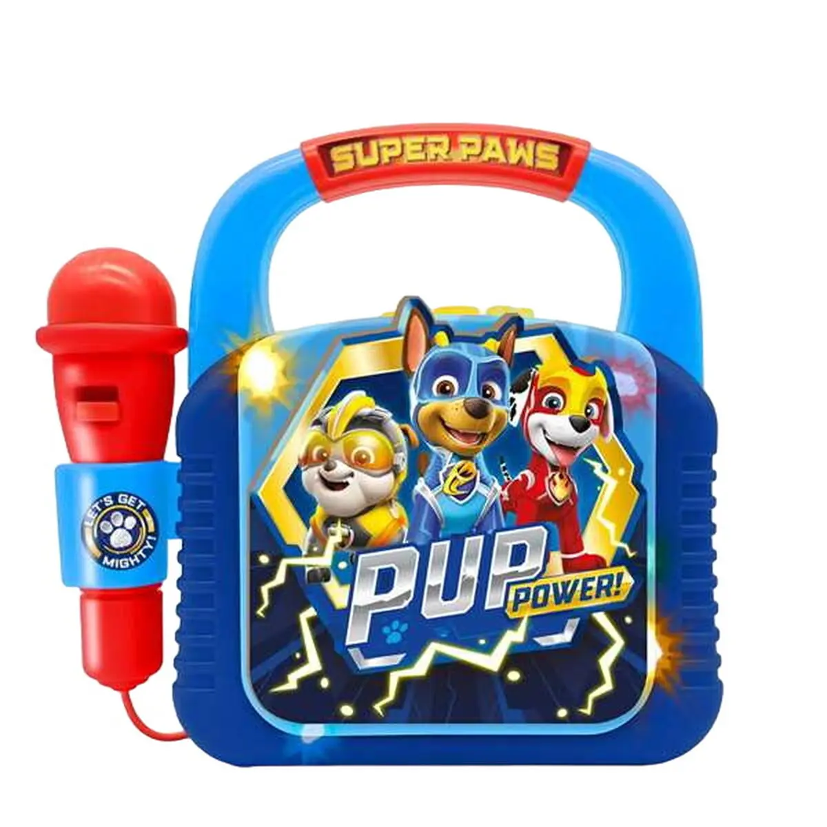 Altoparlante con Microfono Karaoke The Paw Patrol