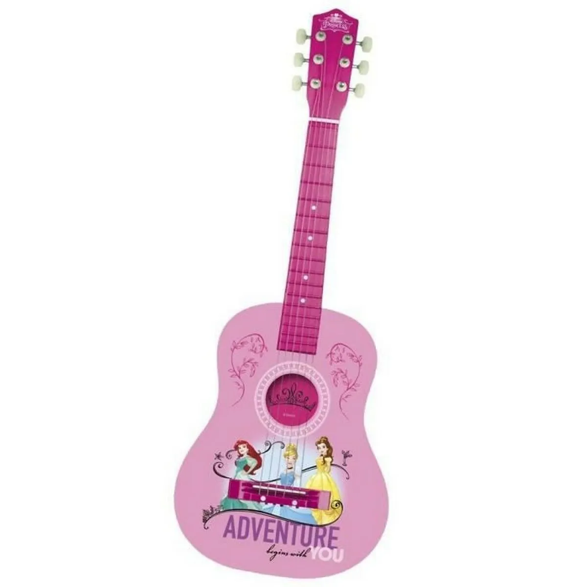 Chitarra da Bambino Princesses Disney Rosa