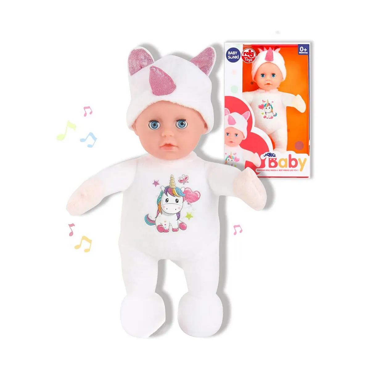 Baby doll Reig Peluche Unicorno 25 cm