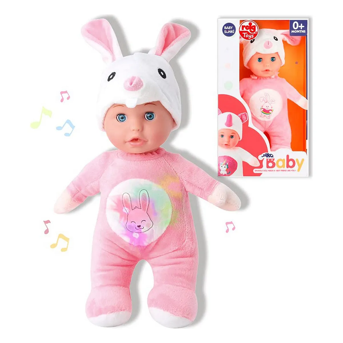 Bambola Reig Coniglio Peluche Rosa 30 cm (30 cm)