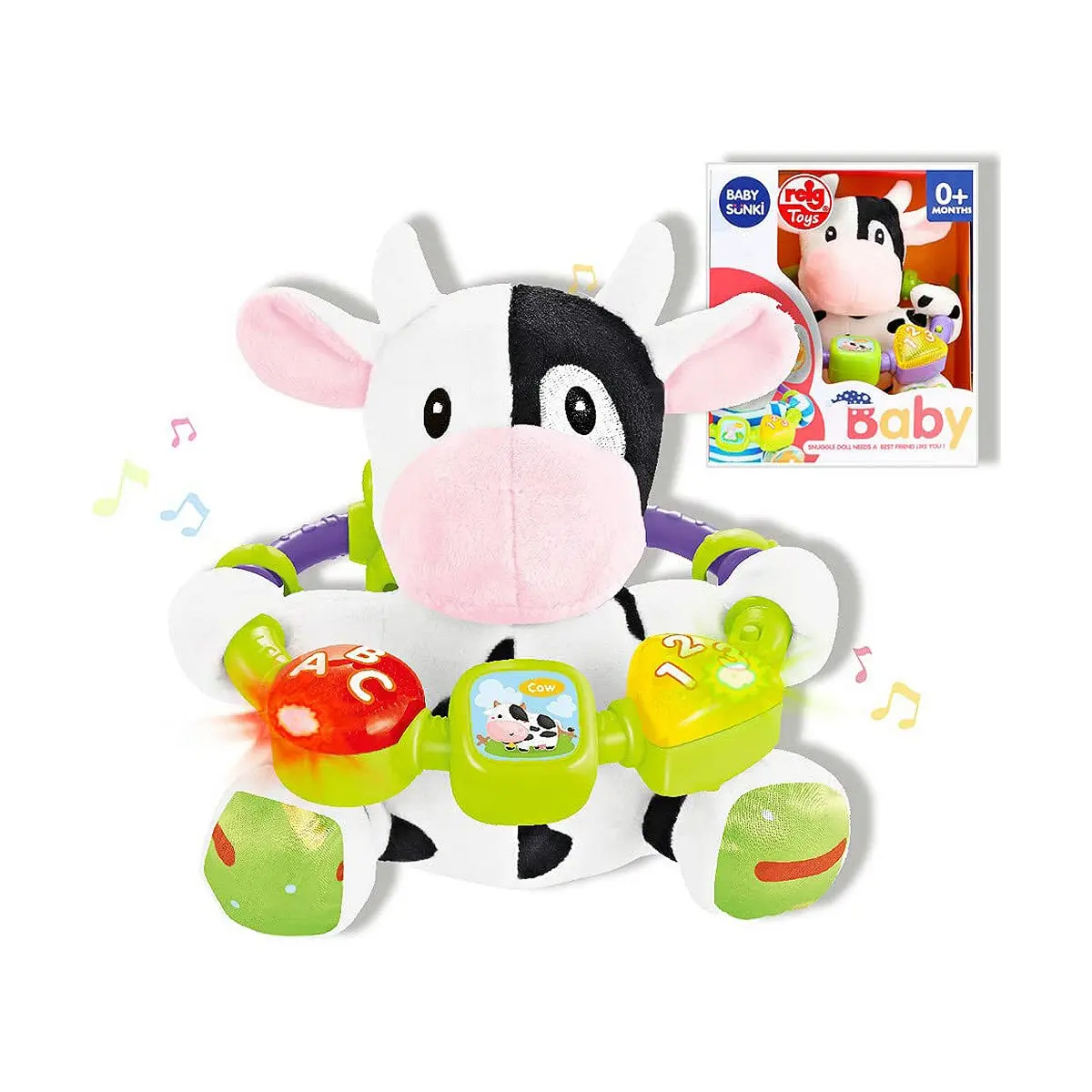 Peluche Musicale Reig 20 cm Mucca