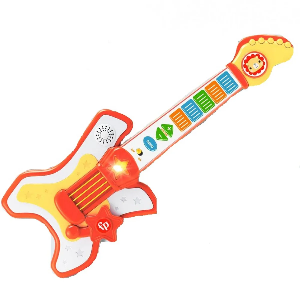 Giocattolo Musicale Fisher Price Leone Chitarra da Bambino