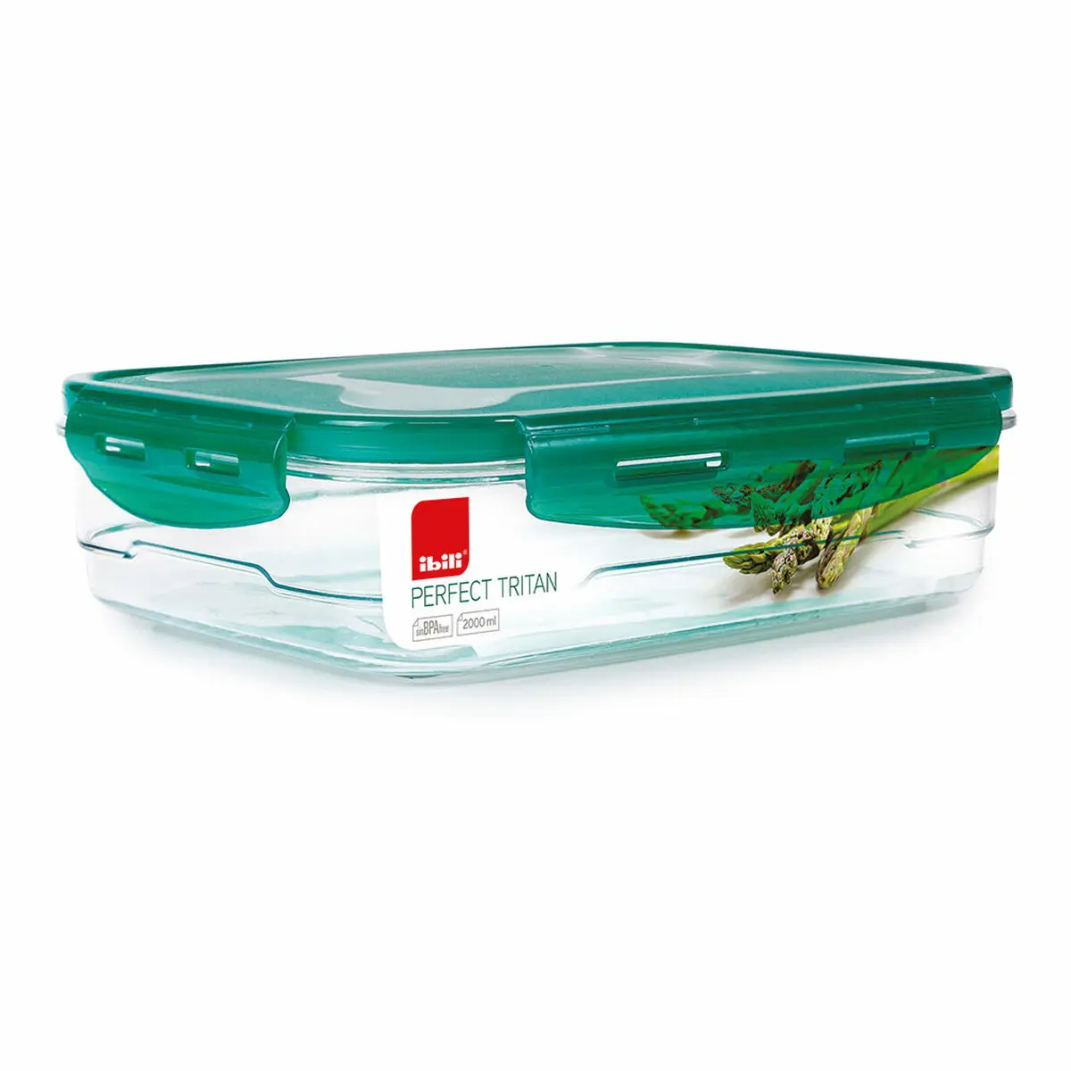 Porta pranzo Ermetico Ibili 790420 Plastica 2 L 27 x 20 x 6,5 cm