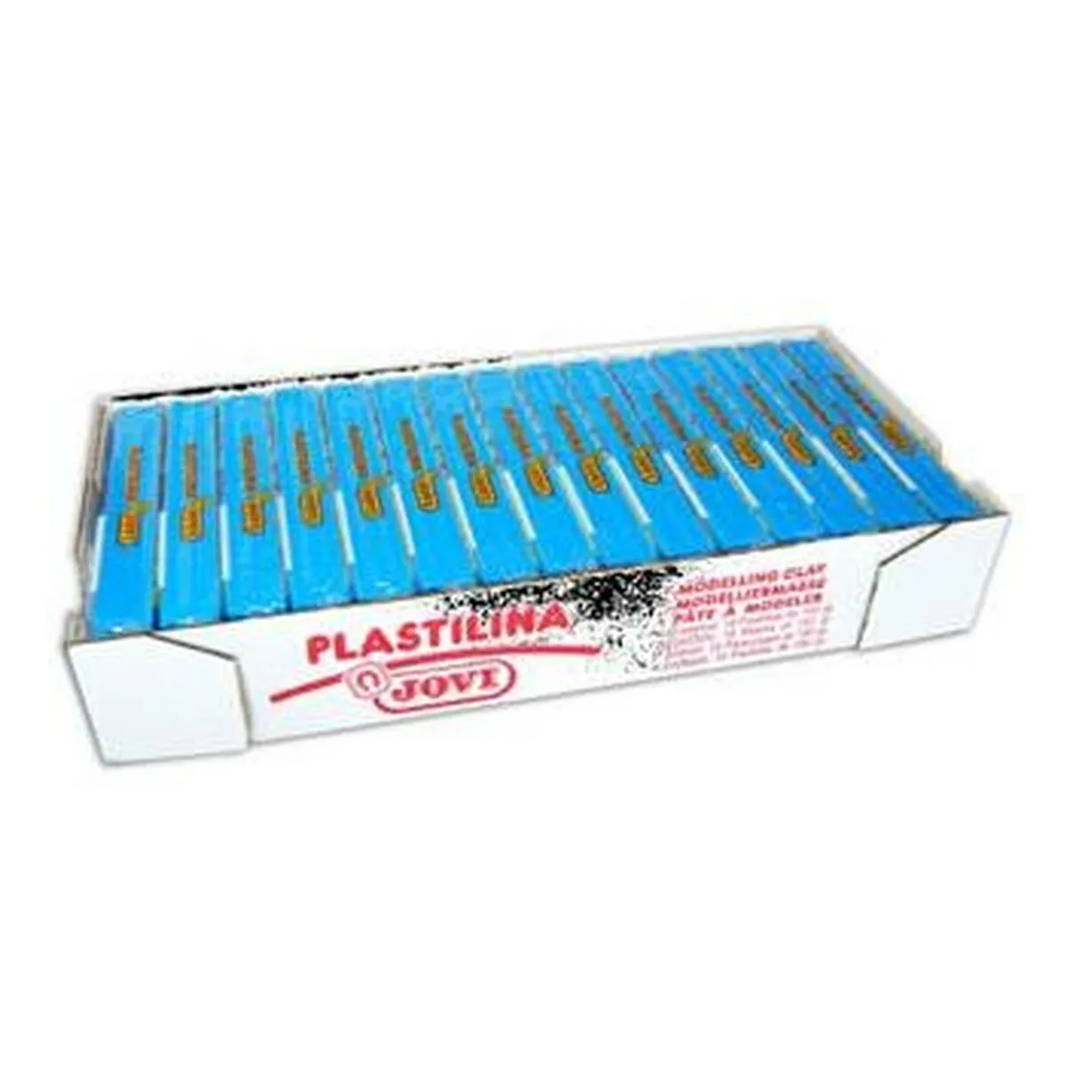 Plastilina Jovi School Azzurro (15 Pezzi)