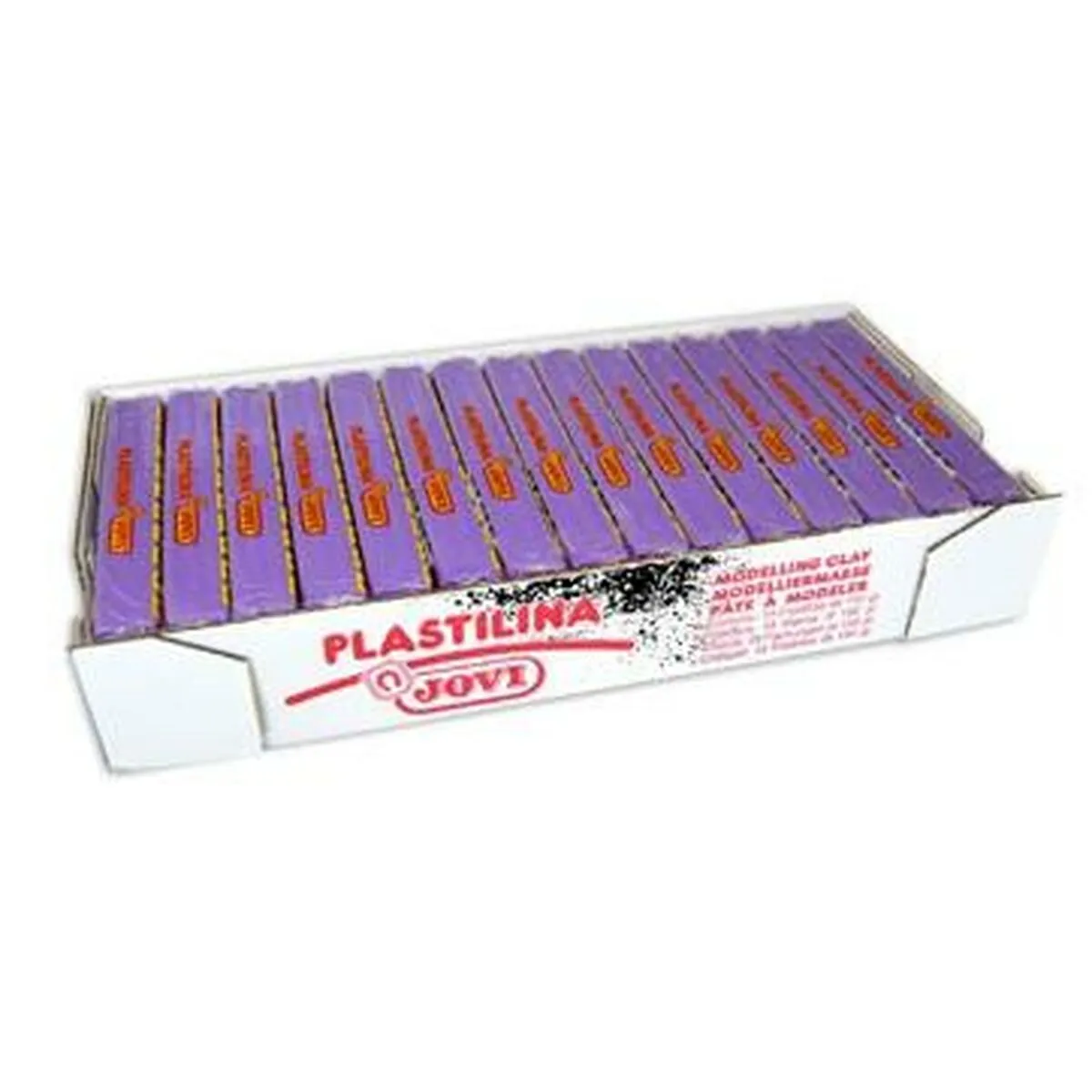 Plastilina Jovi School Lilla (15 Pezzi)