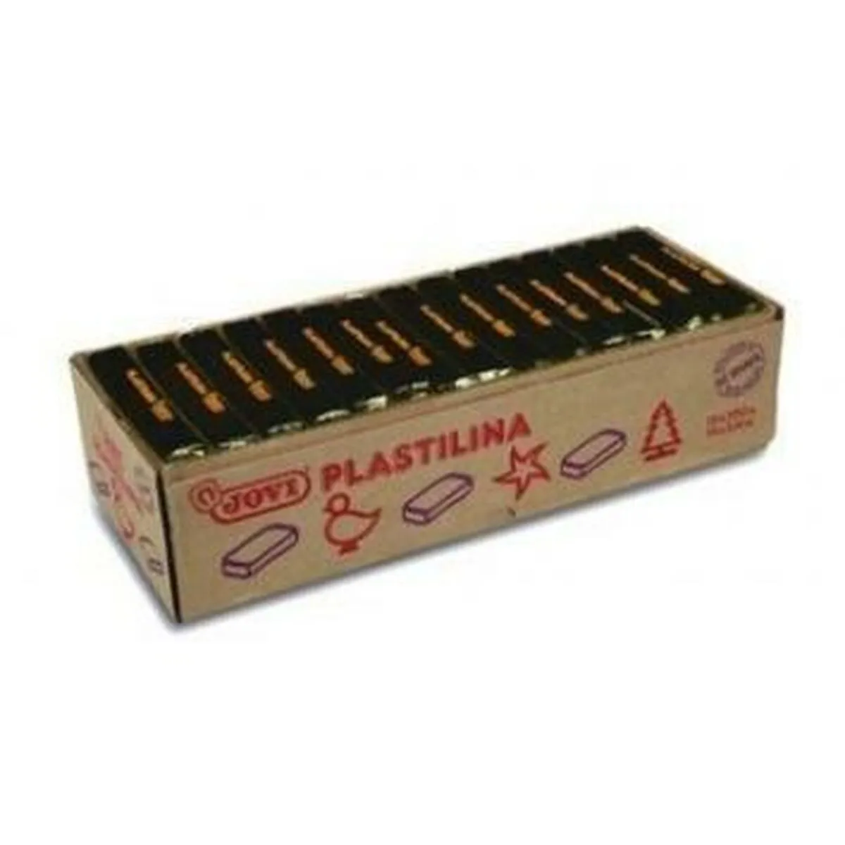 Plastilina Jovi School Nero (15 Pezzi) (1 Pezzi)