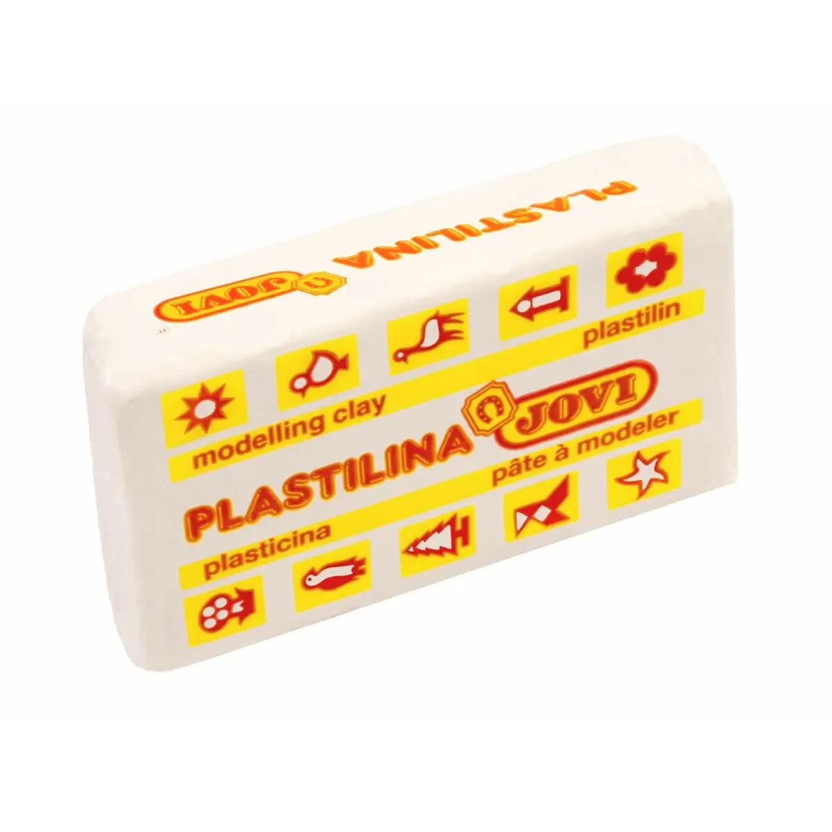 Plastilina Jovi Bianco 50 g (30 Pezzi)