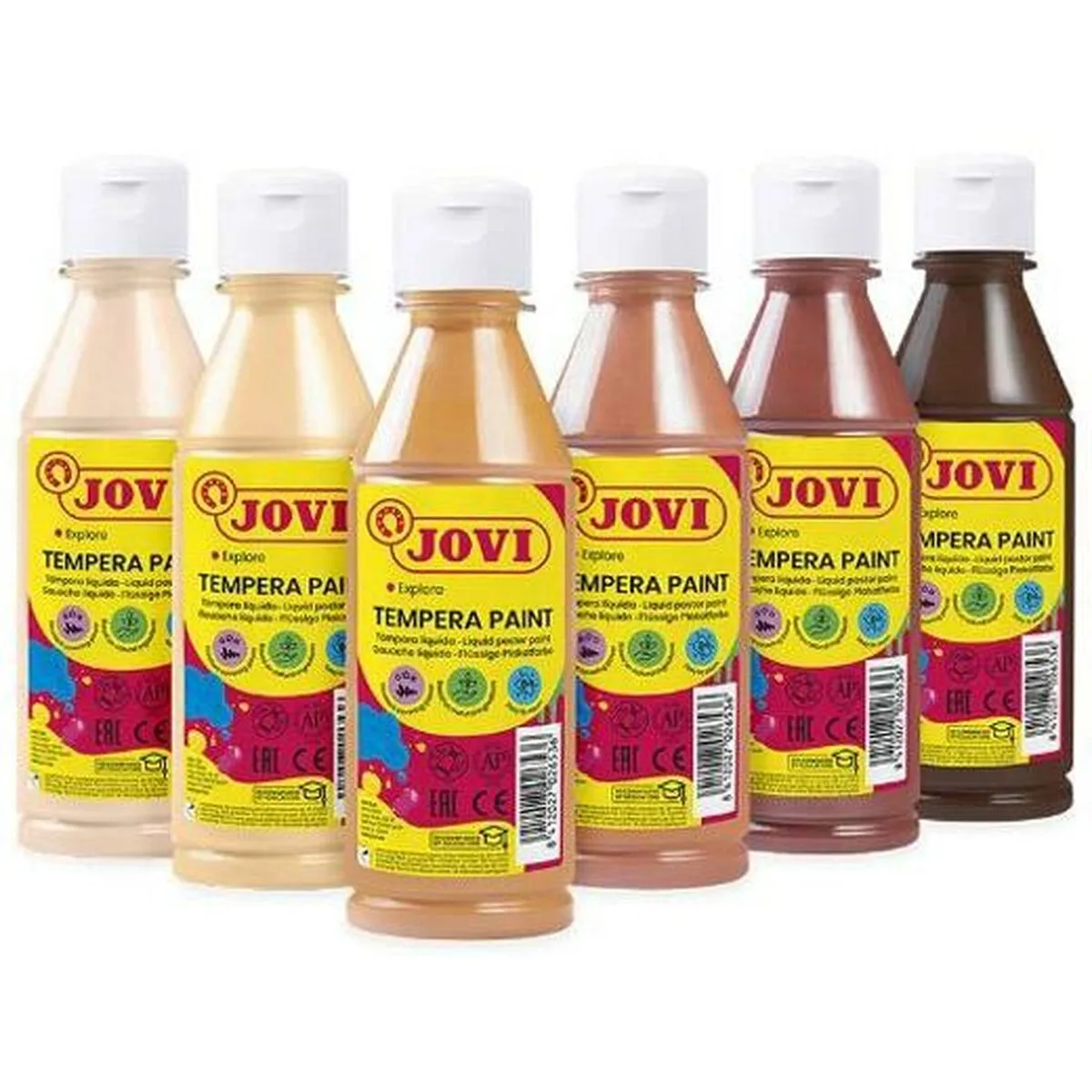 Tempere Jovi 6 Unità Multicolore 250 ml