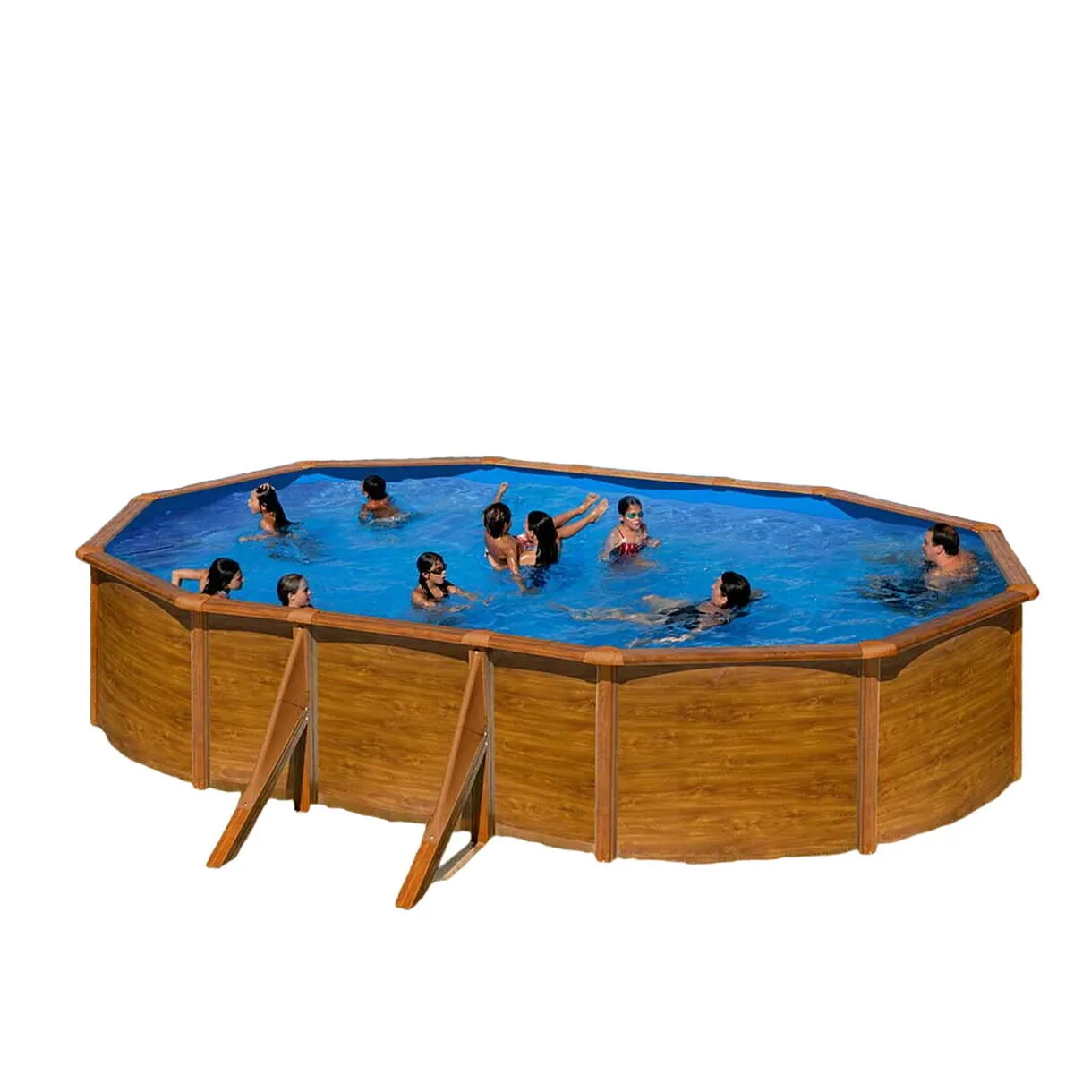 Piscina Smontabile Gre Pacific KIT500W Ovalada Legno 500 x 300 x 120 cm