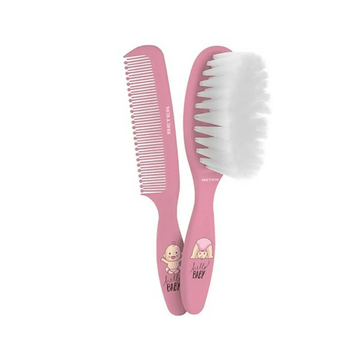 Set Prodotti per capelli da Bambino Beter Peine Bebe Rosa (2 pcs) 2 Pezzi