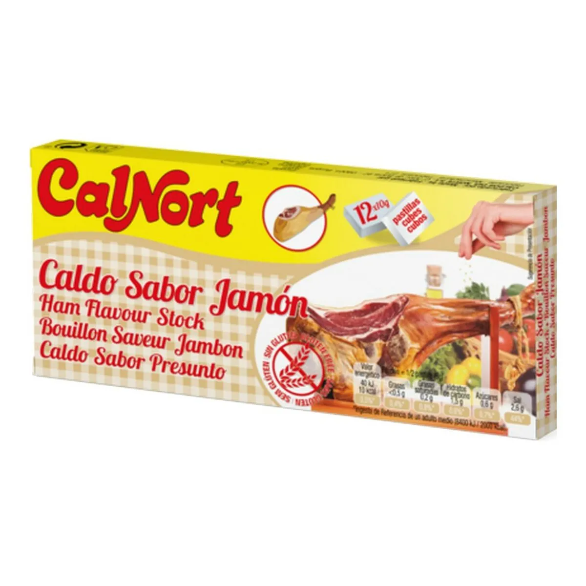 Brodo Calnort Prosciutto Tavoletta (12 x 10 g)