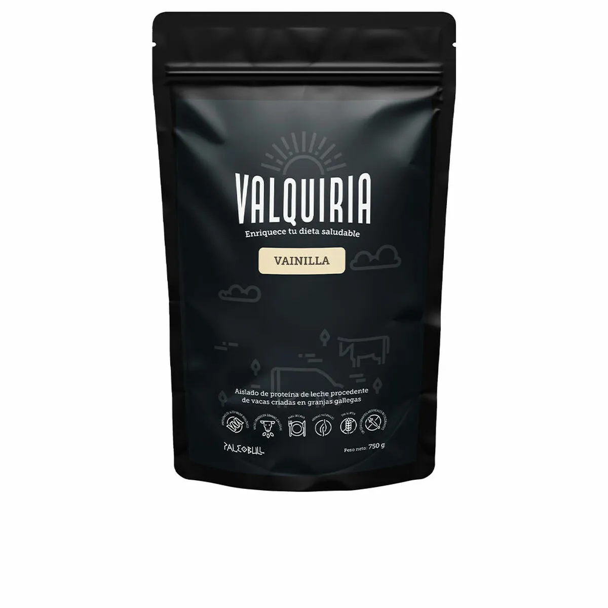 Integratore Alimentare Paleobull Valquiria Proteina del latte Vaniglia 750 g