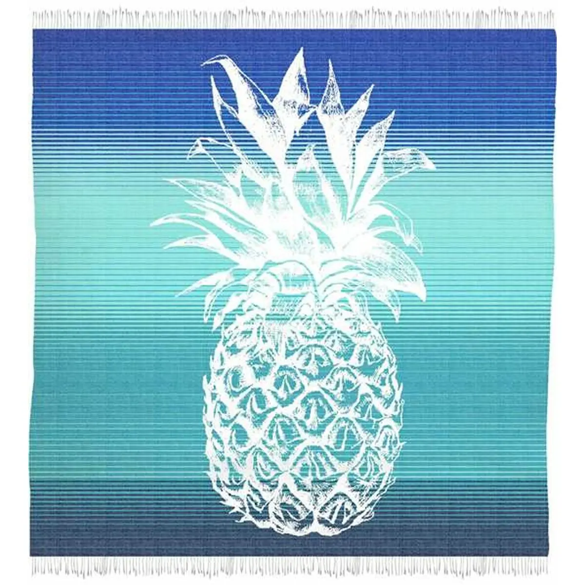 Telo da Mare Secaneta Fouta 170 x 170 cm Doppia Ananas