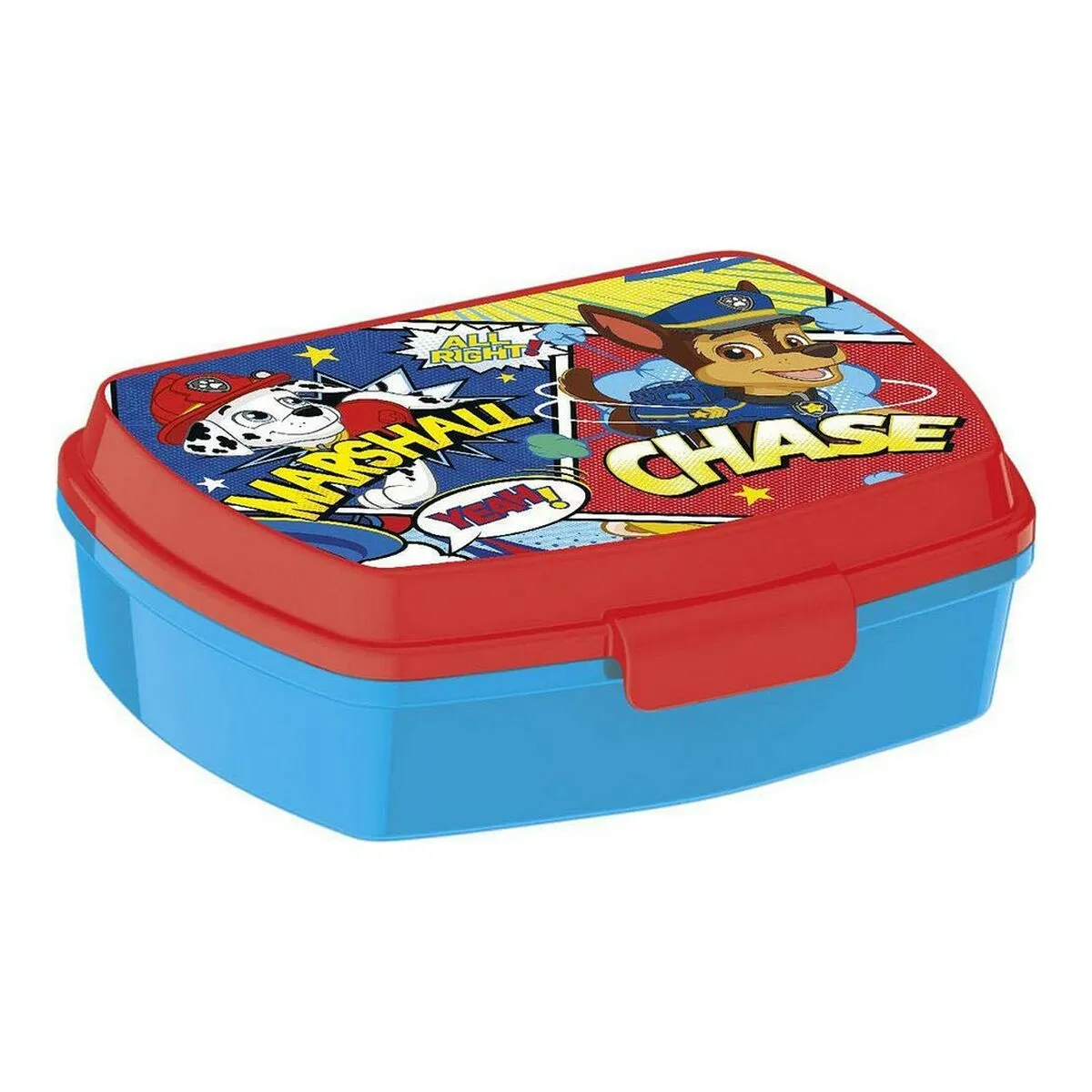 Contenitore per Sandwich The Paw Patrol Friendship Rosso Azzurro (17 x 5.6 x 13.3 cm)