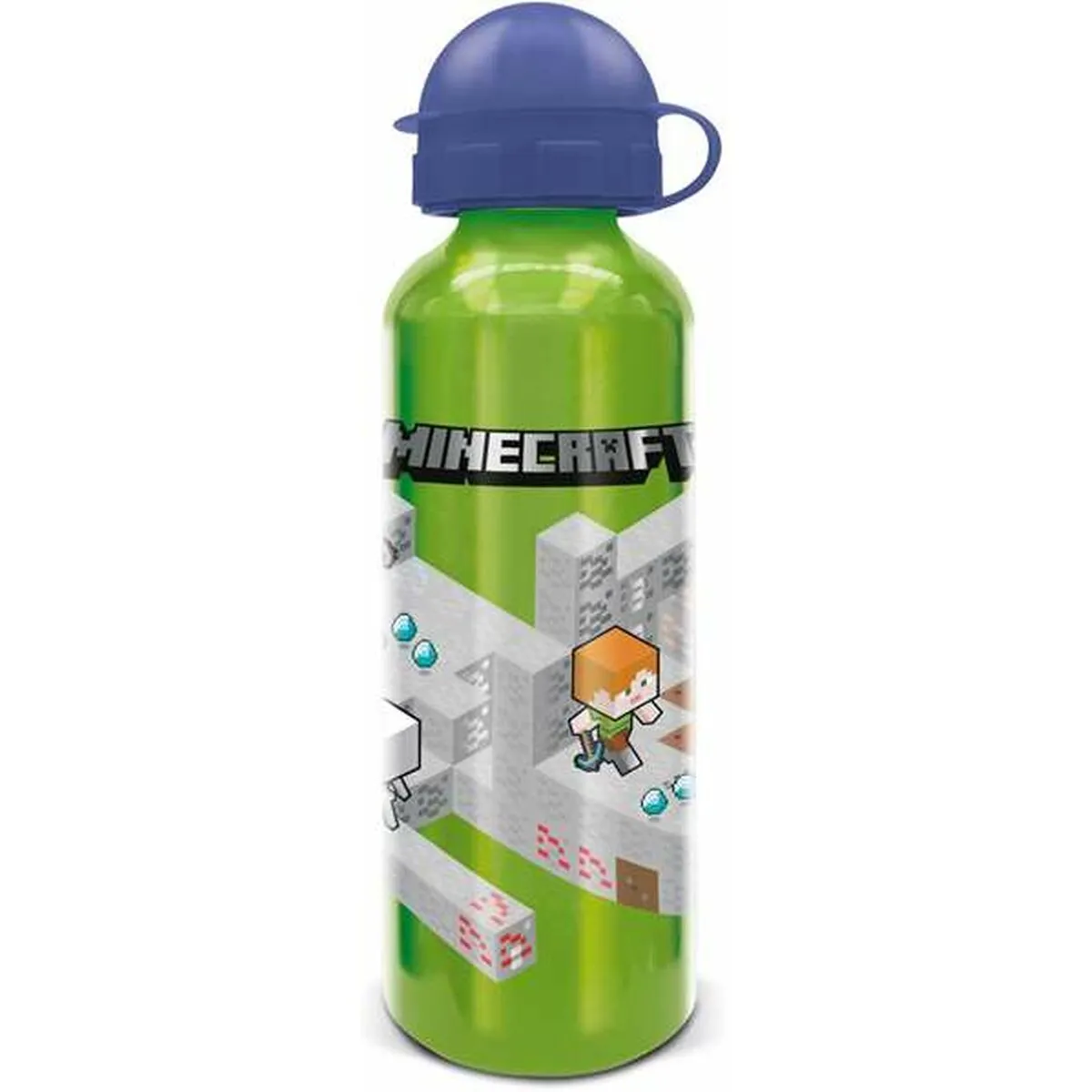 Bottiglia Minecraft 530 ml Alluminio