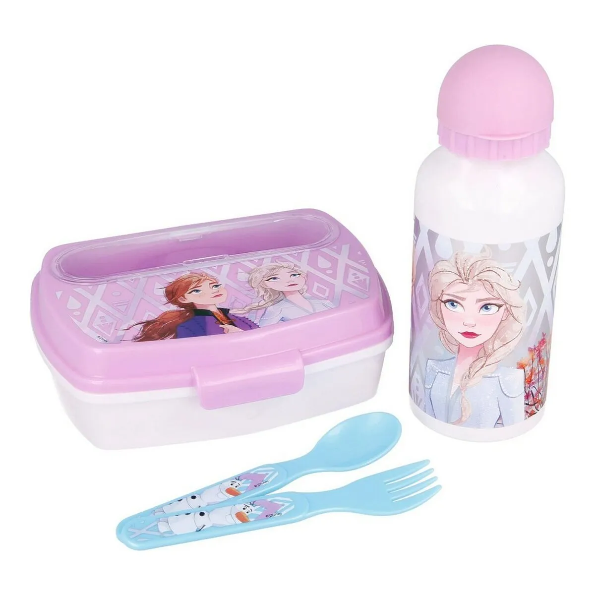 Set di Accessori per Bambini Frozen One heart Rosa 21 x 18 x 7 cm Verde Turchese