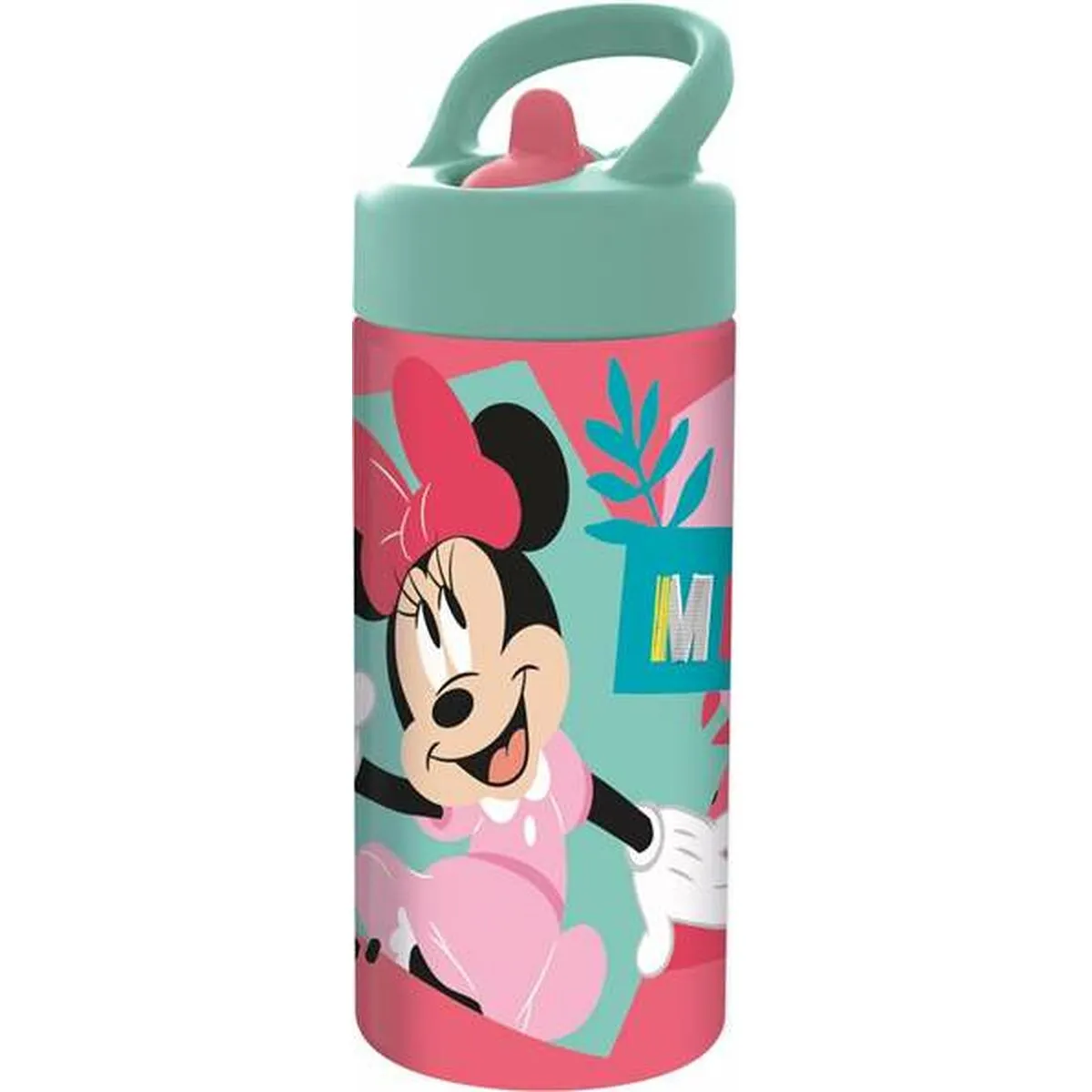 Bottiglia Minnie Mouse Being More 410 ml Con maniglia