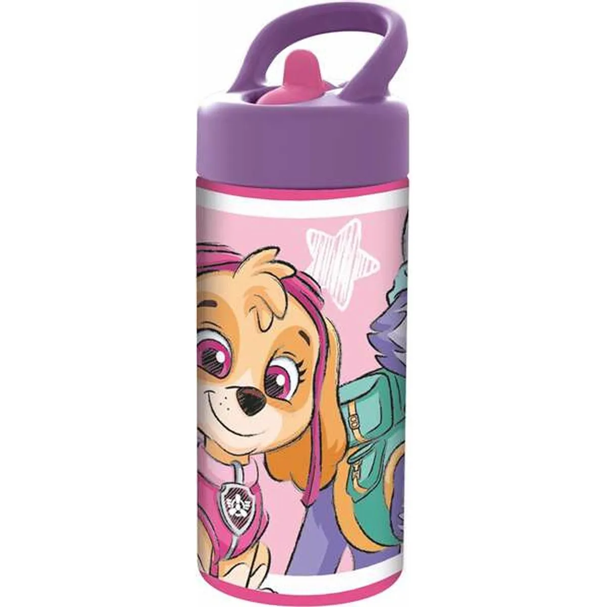 Bottiglia The Paw Patrol Girl Sketch 410 ml Con maniglia