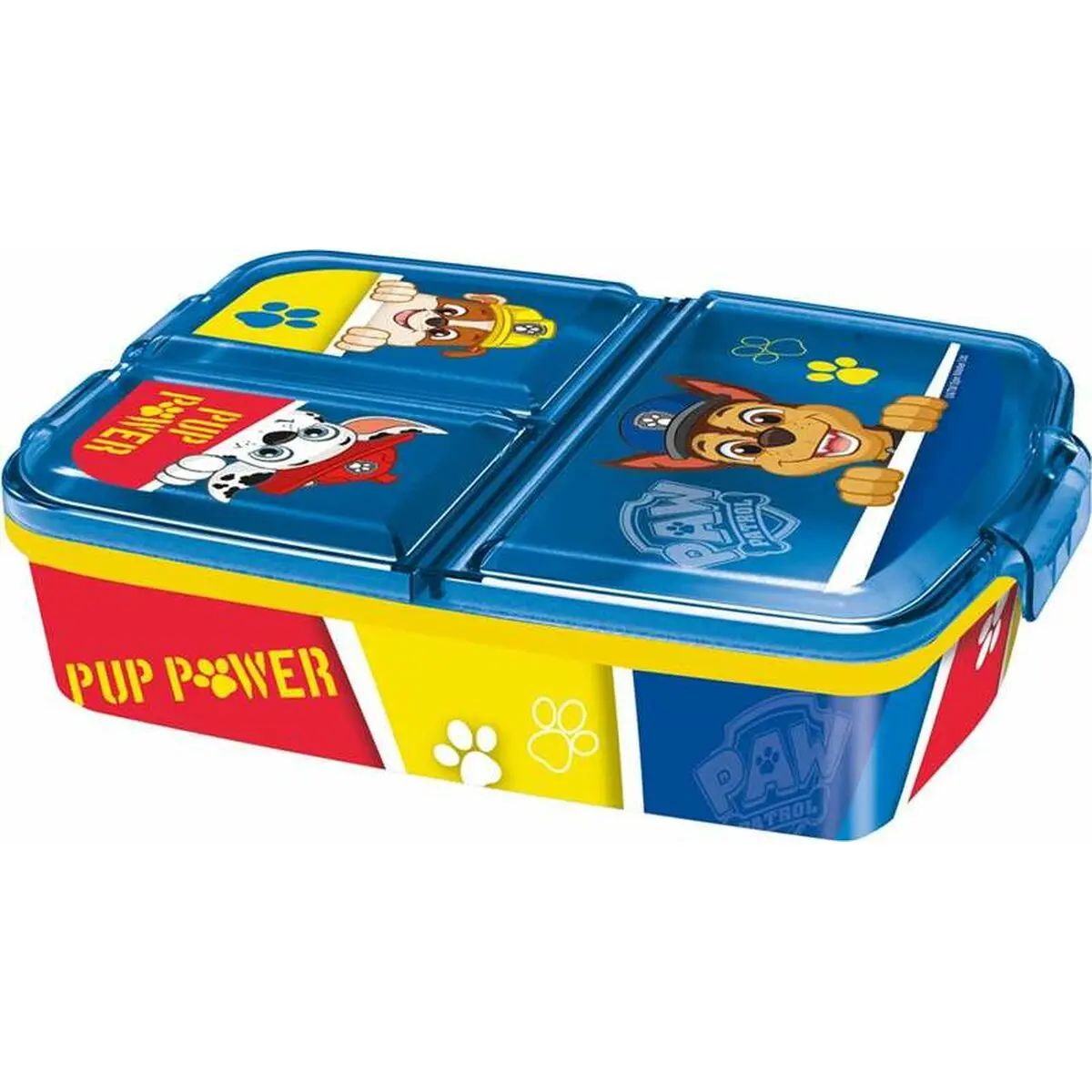 Contenitore a Scomparti The Paw Patrol Pup Power 19,5 x 16,5 x 6,7 cm polipropilene