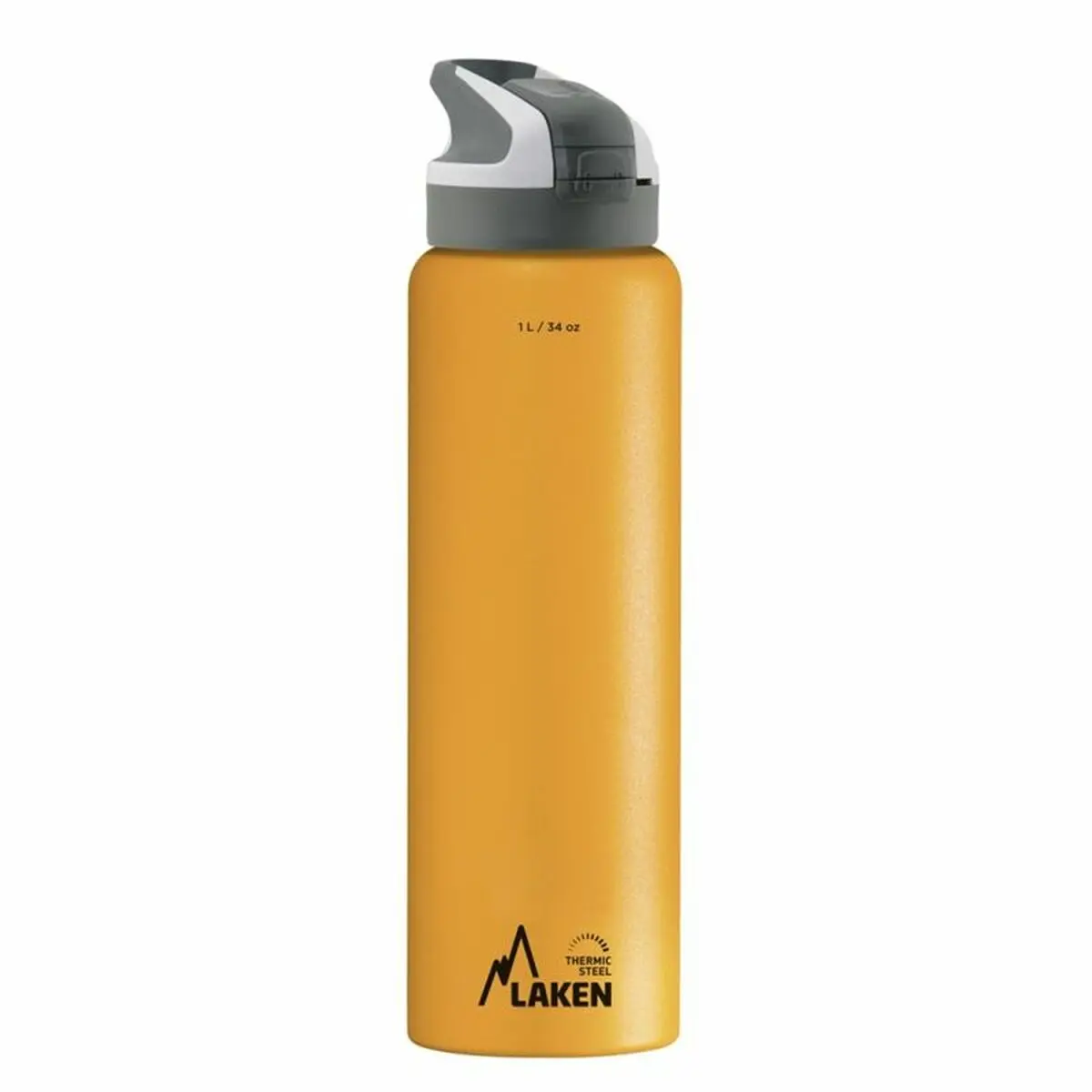 Borraccia Laken Summit Giallo 1 L Acciaio inossidabile Plastica