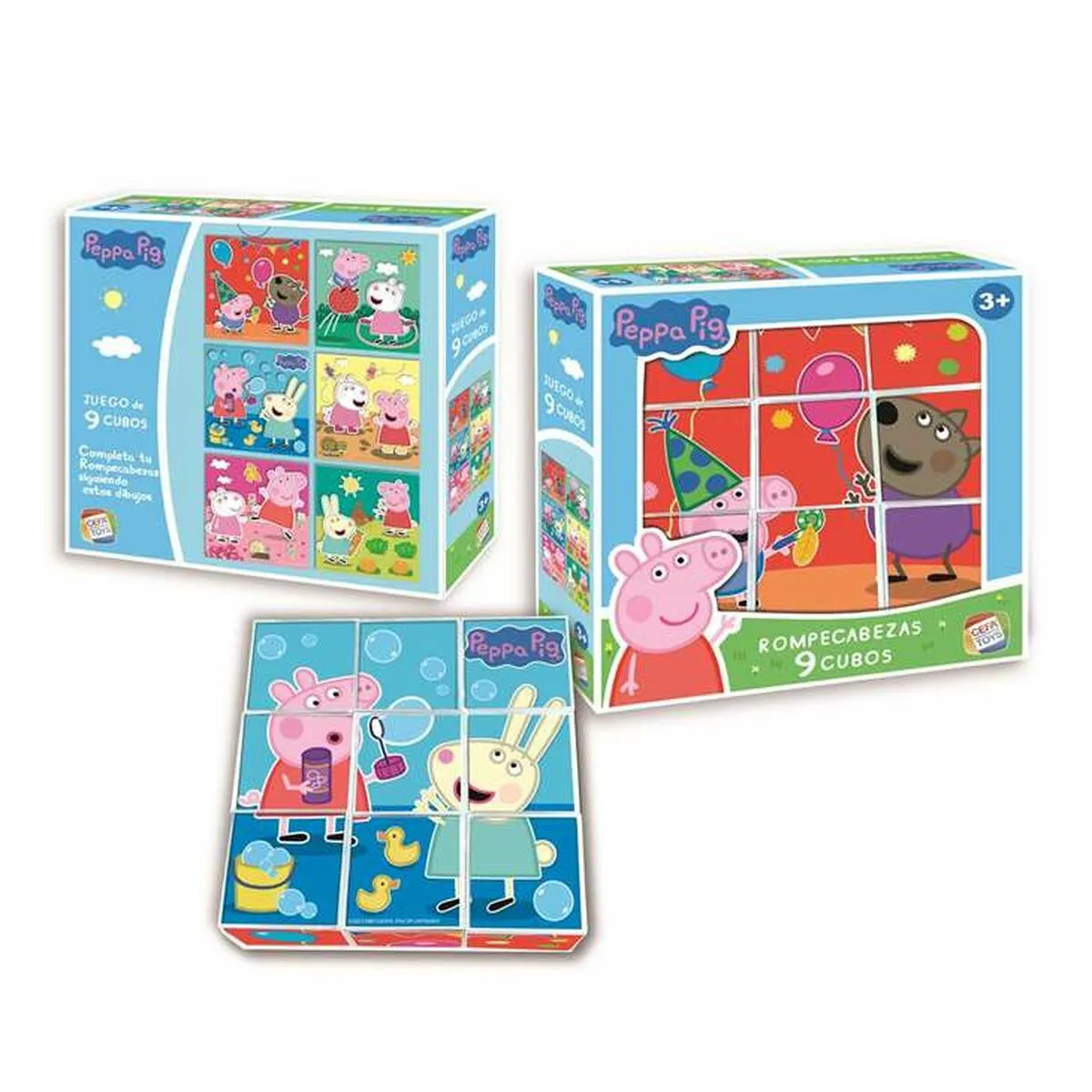 Puzzle Peppa Pig 9 Pezzi 20 x 20 x 5 cm