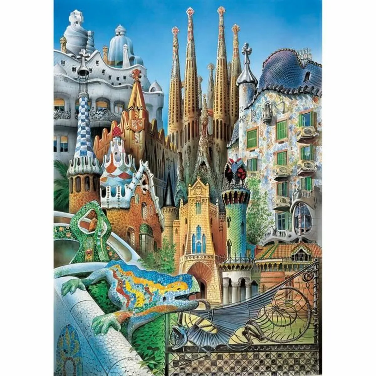 Puzzle Educa MININATURE (1000 Pezzi)