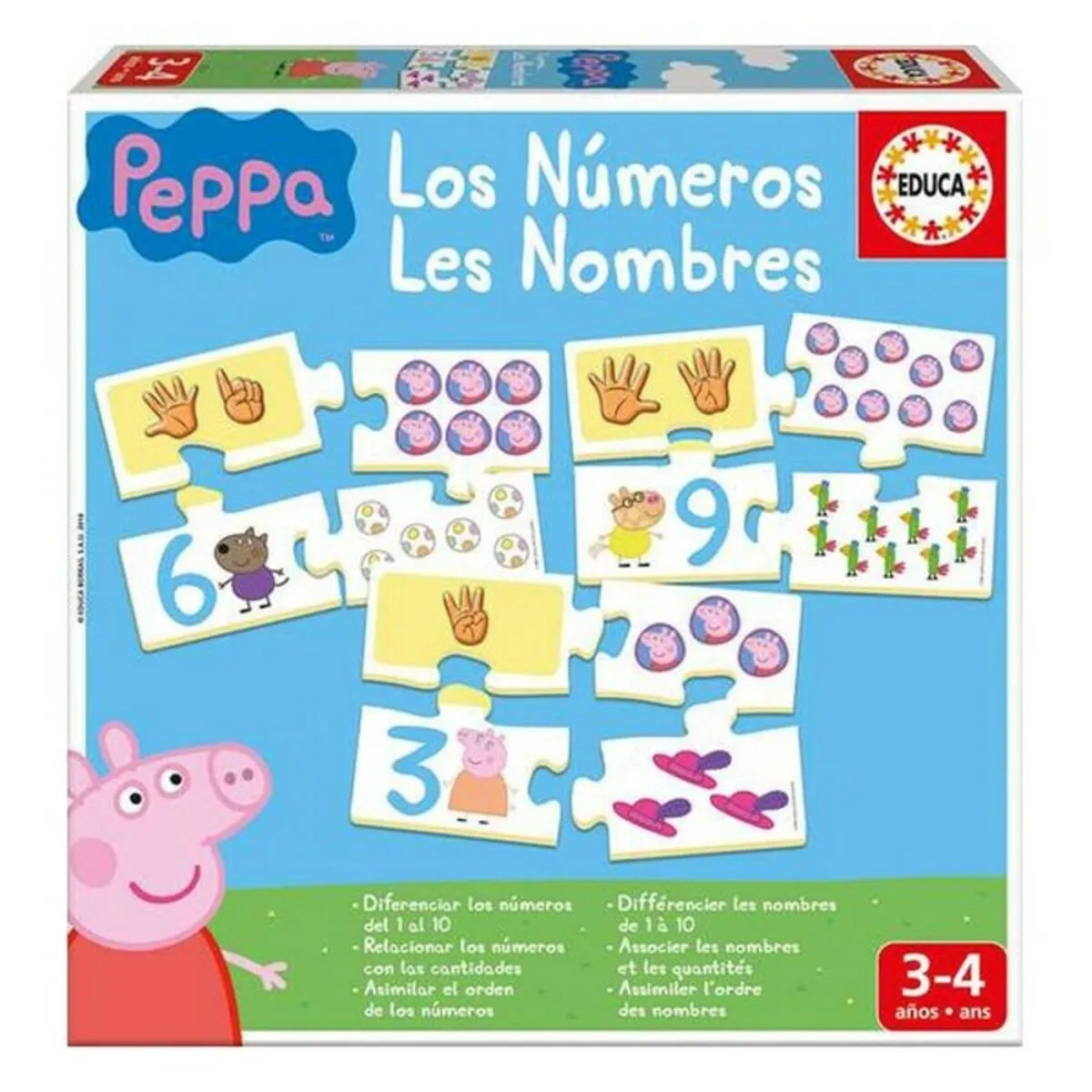 Gioco Educativo Educa Peppa Pig (ES-FR)