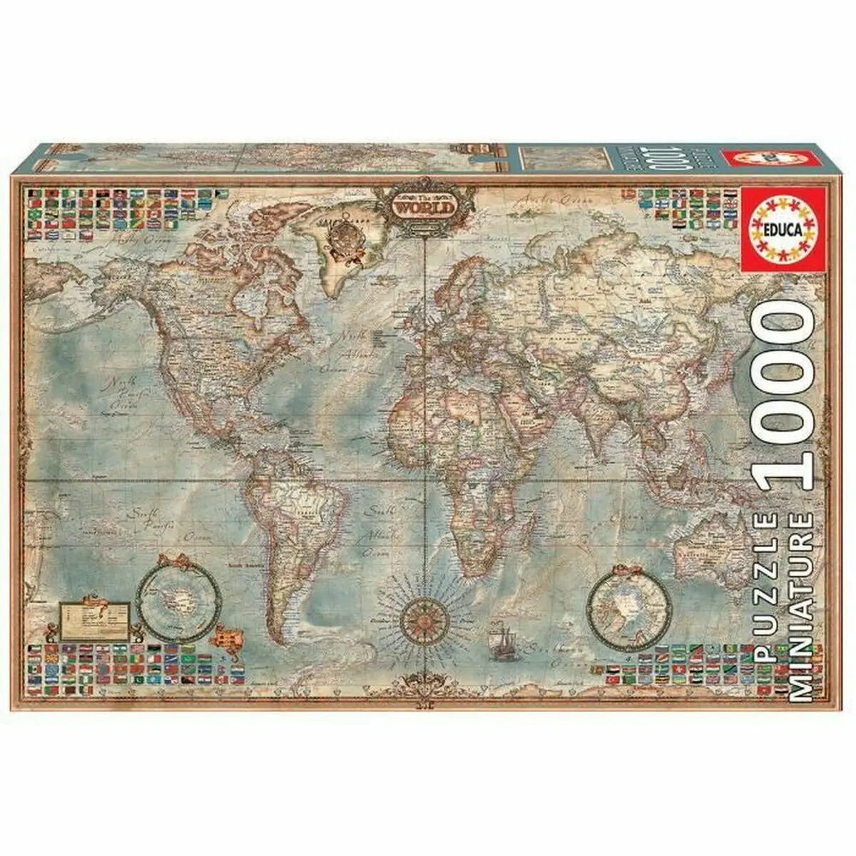 Puzzle Educa The World 16764 1000 Pezzi