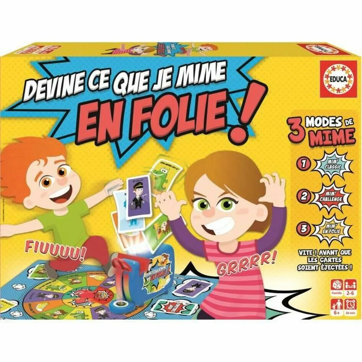 Gioco da Tavolo Educa Guess What I Mime Madness (FR)