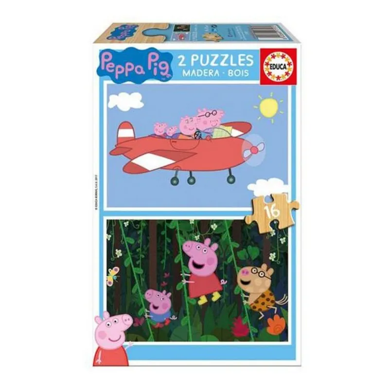 Puzzle Peppa Pig Educa 17157 (16 pcs) 16 Pezzi