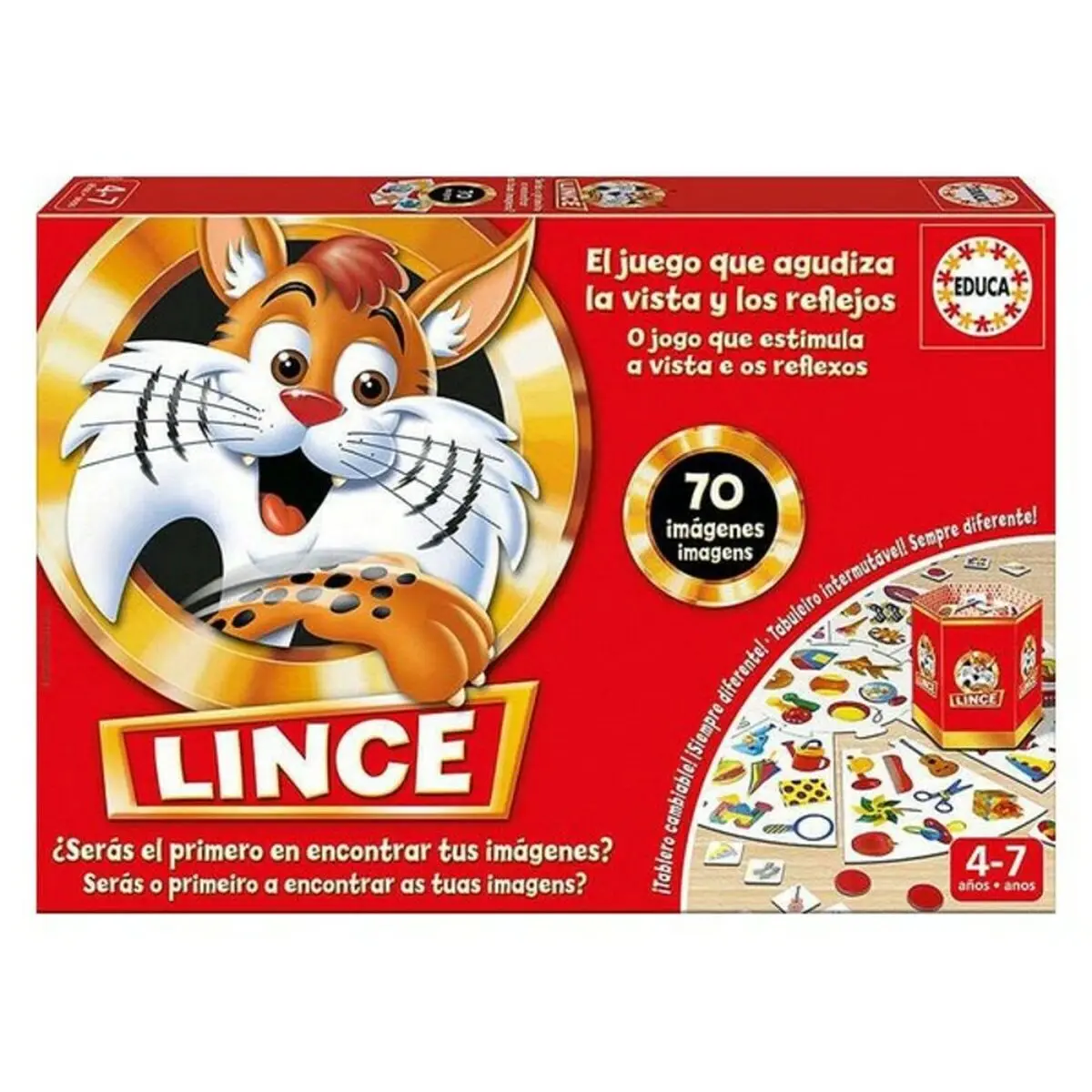 Gioco da Tavolo Lince 70 Educa (ES-PT)