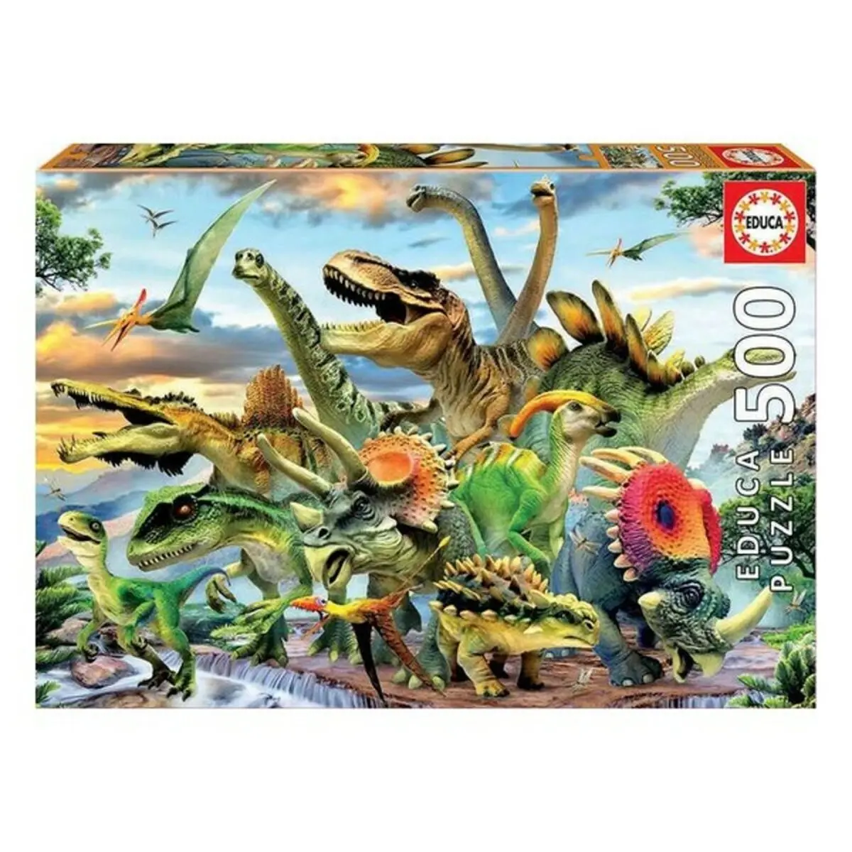 Puzzle Educa Dinosauri 500 Pezzi