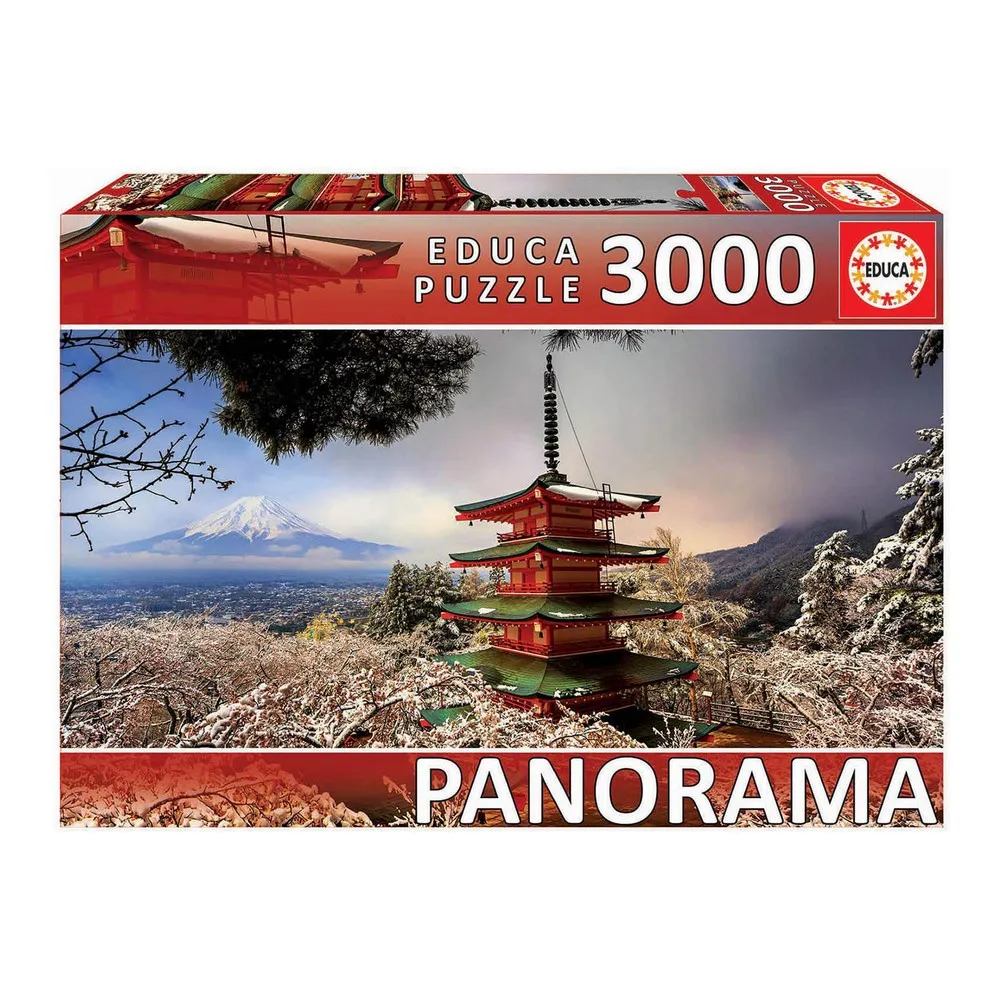 Puzzle Educa Mount Fuji Panorama 18013 3000 Pezzi