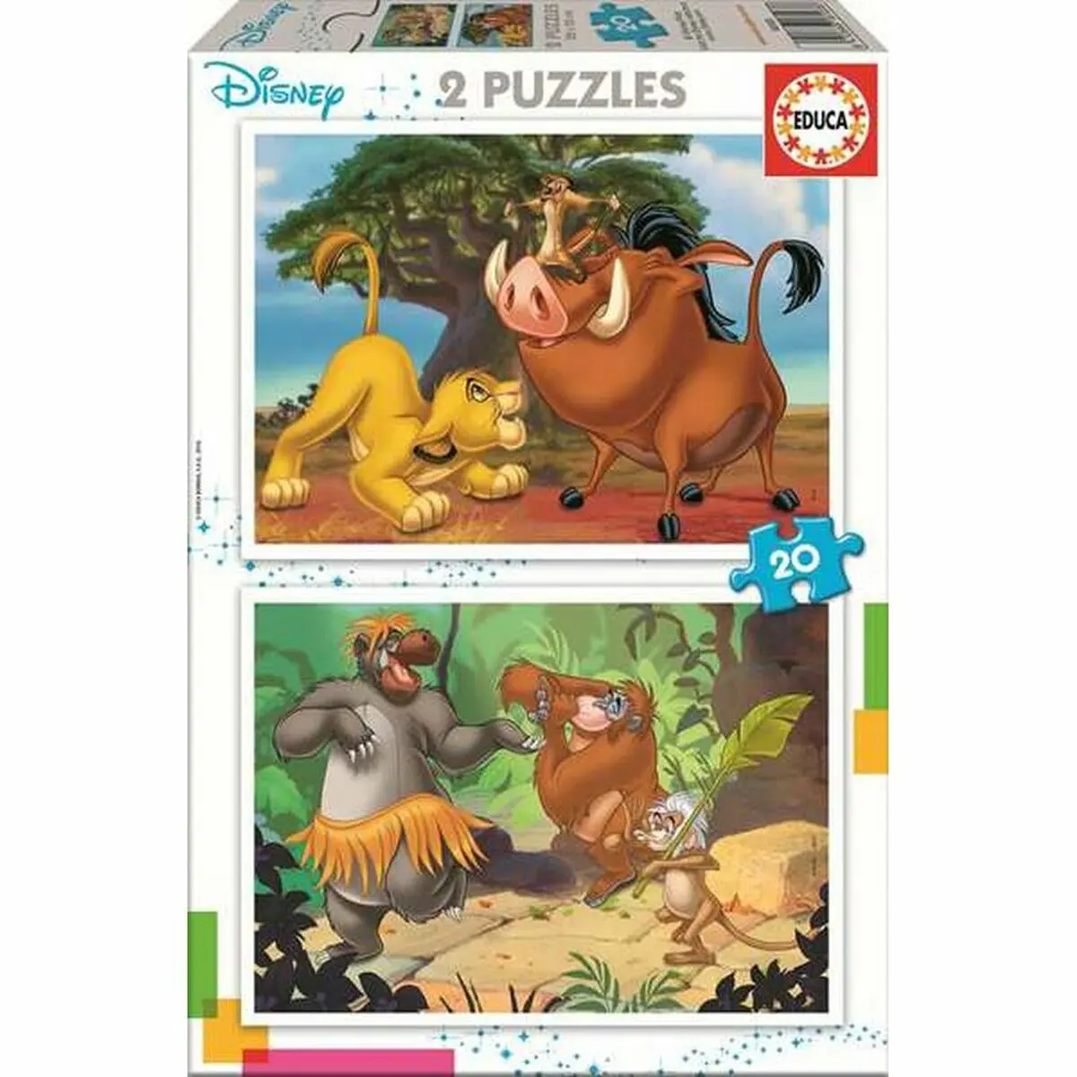 Puzzle Educa 18103 (2x20 pcs)