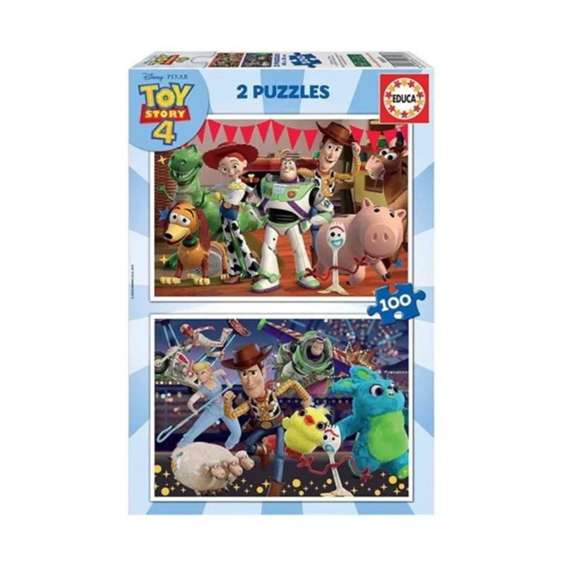 Set di 2 Puzzle   Toy Story Ready to play         100 Pezzi 40 x 28 cm  