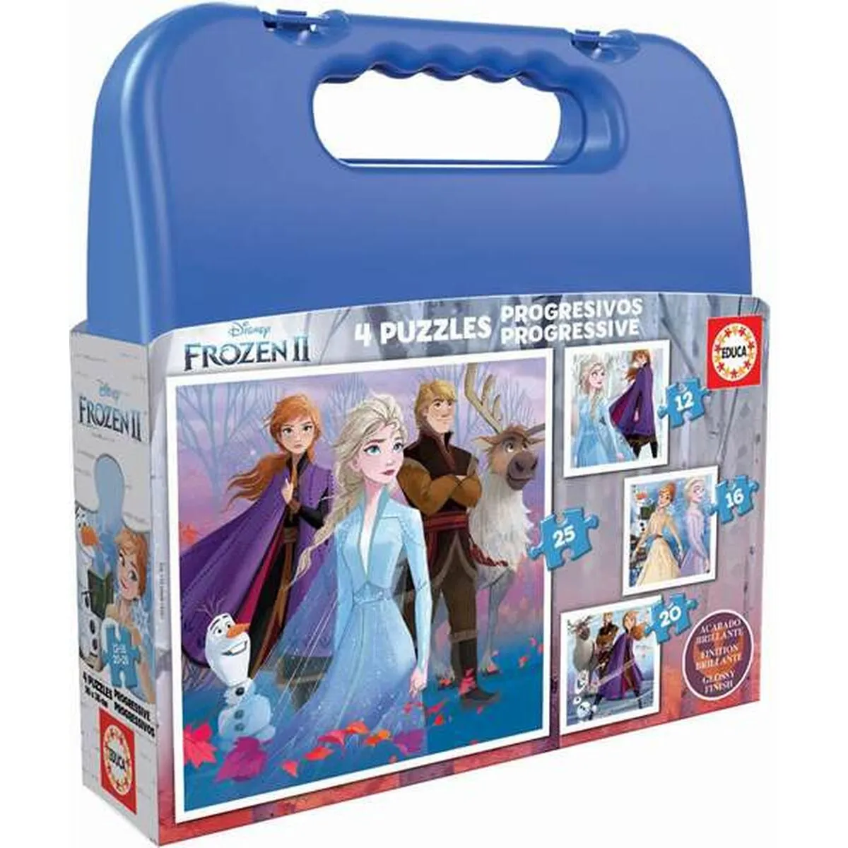 Set di 4 Puzzle Educa Frozen II 73 Pezzi