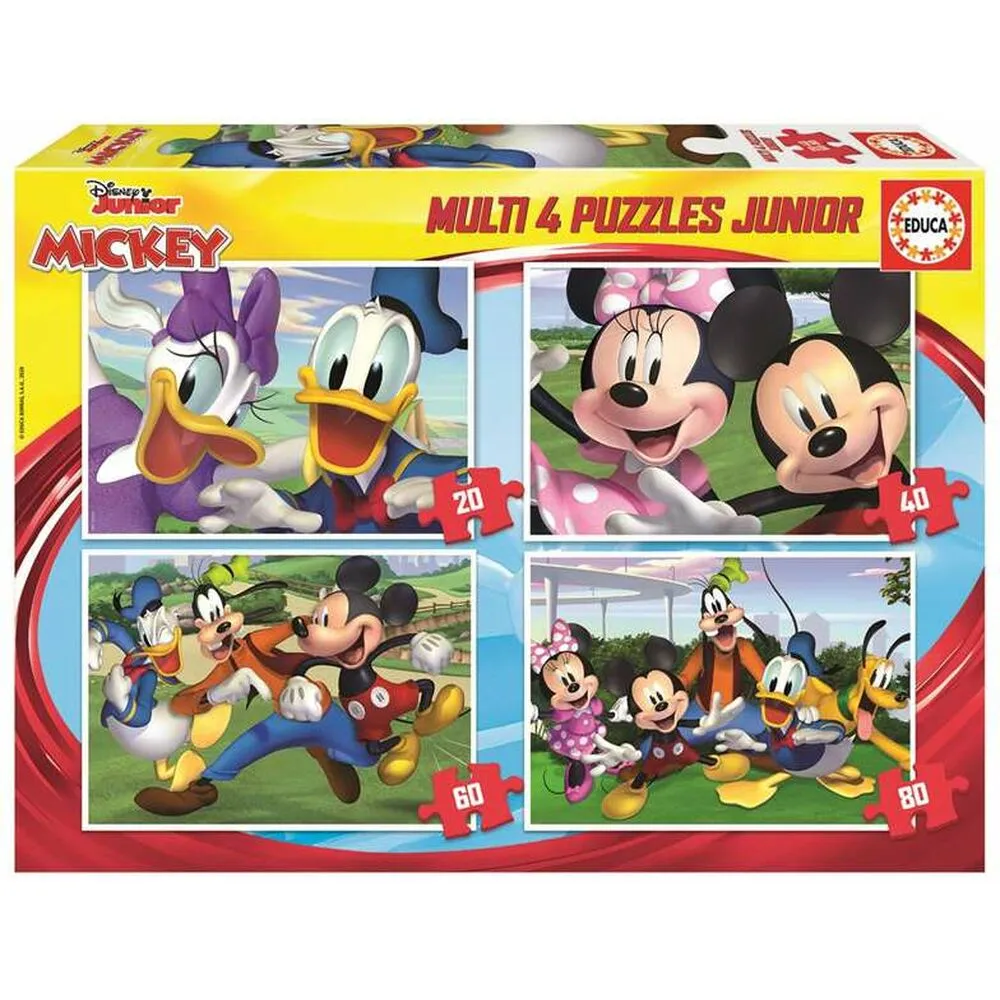 Puzzle Educa 80 Pezzi (20 + 40 + 60 + 80 pcs)