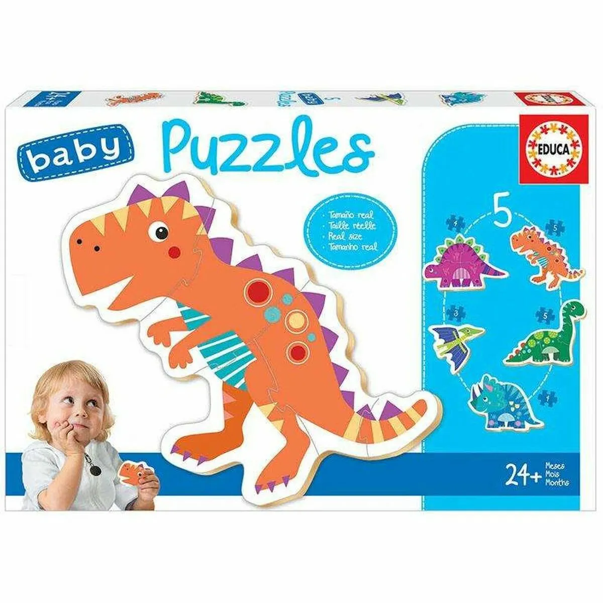 Puzzle per Bambini Educa    Dinosauro 5 Pezzi