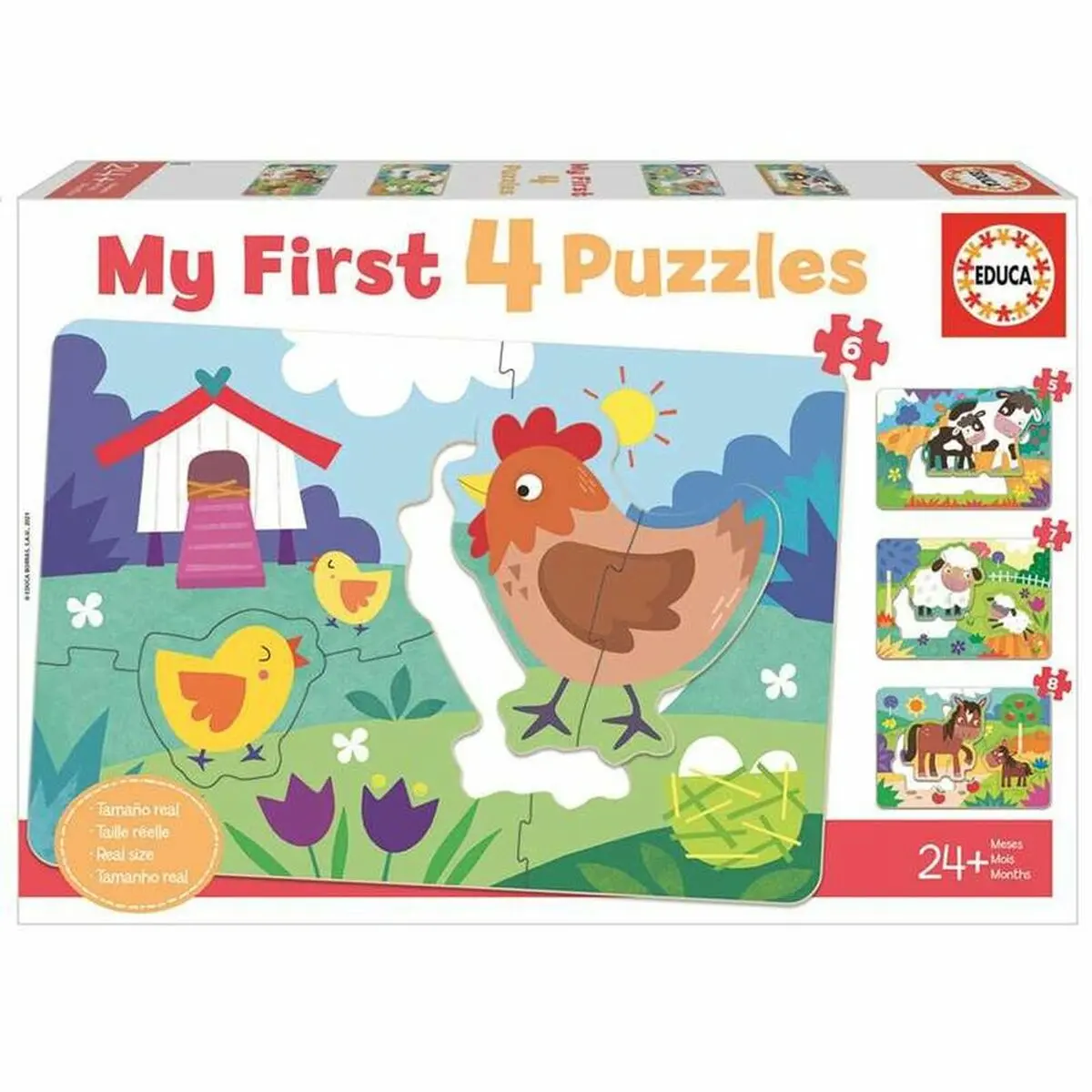 Puzzle Educa My First Puzzles 8 Pezzi (8 + 7 + 6 +5 pcs)