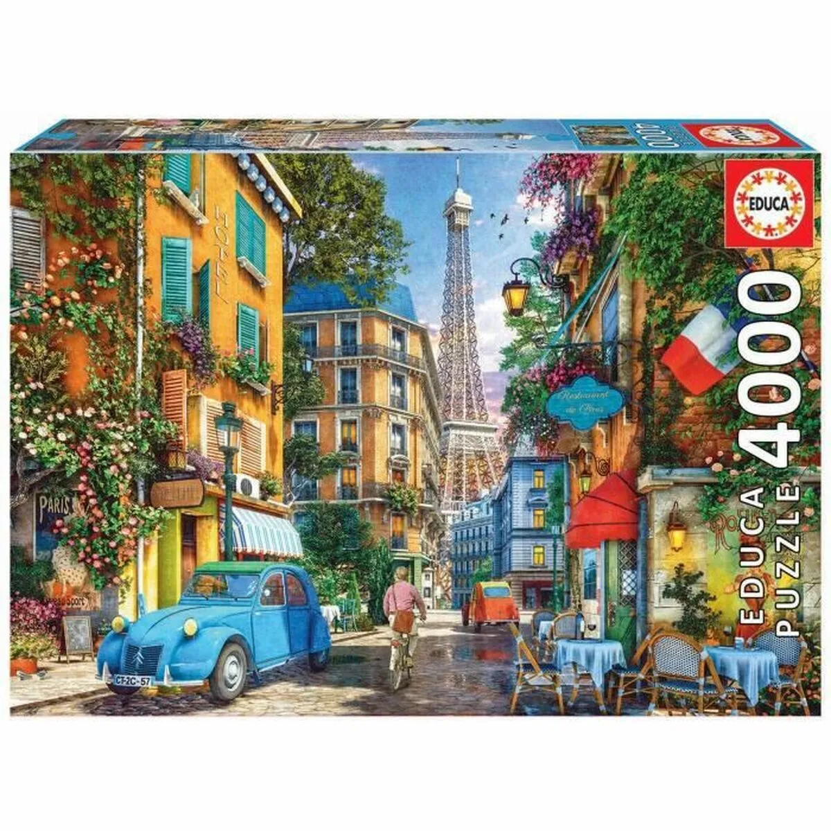Puzzle Educa The old streets of Paris 19284 4000 Pezzi