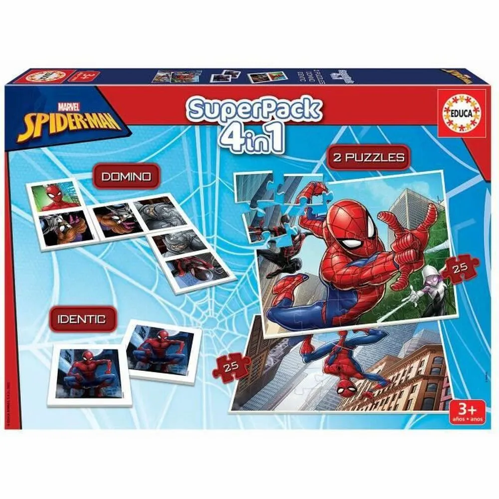 Gioco Educativo Educa Superpack Spider-man Multicolore (1 Pezzi)