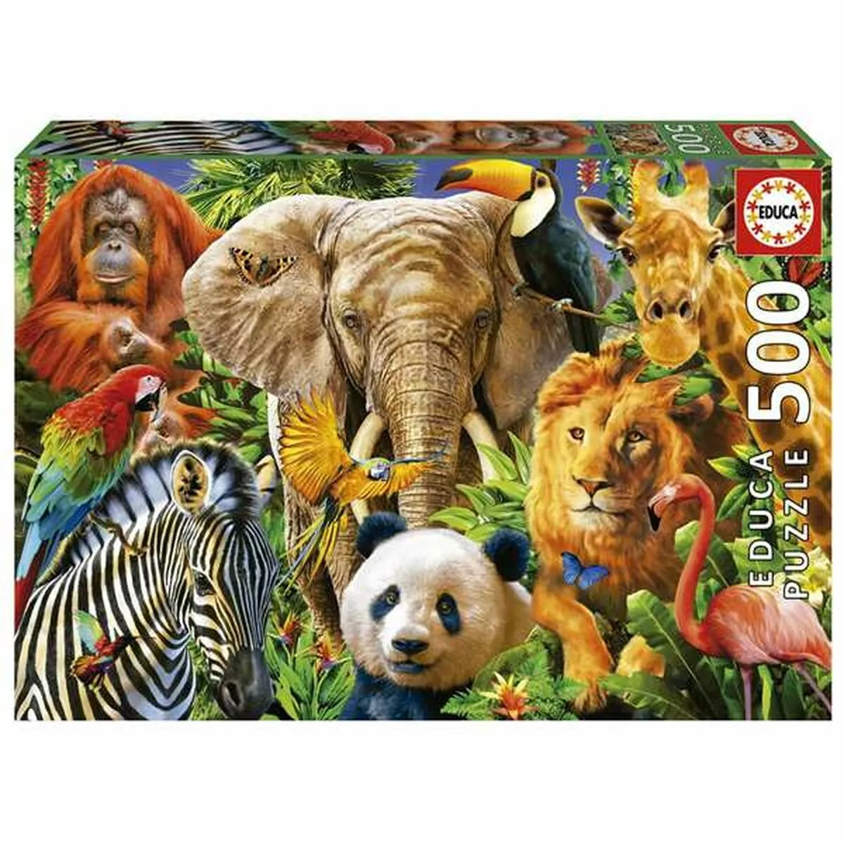 Puzzle Animali Educa 500 Pezzi