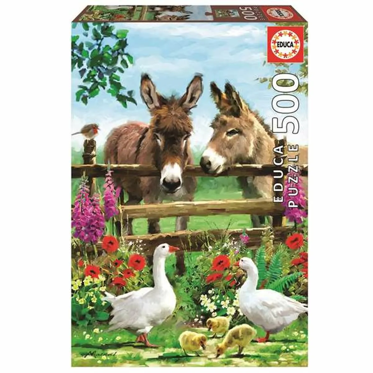 Puzzle Animali Educa 500 Pezzi